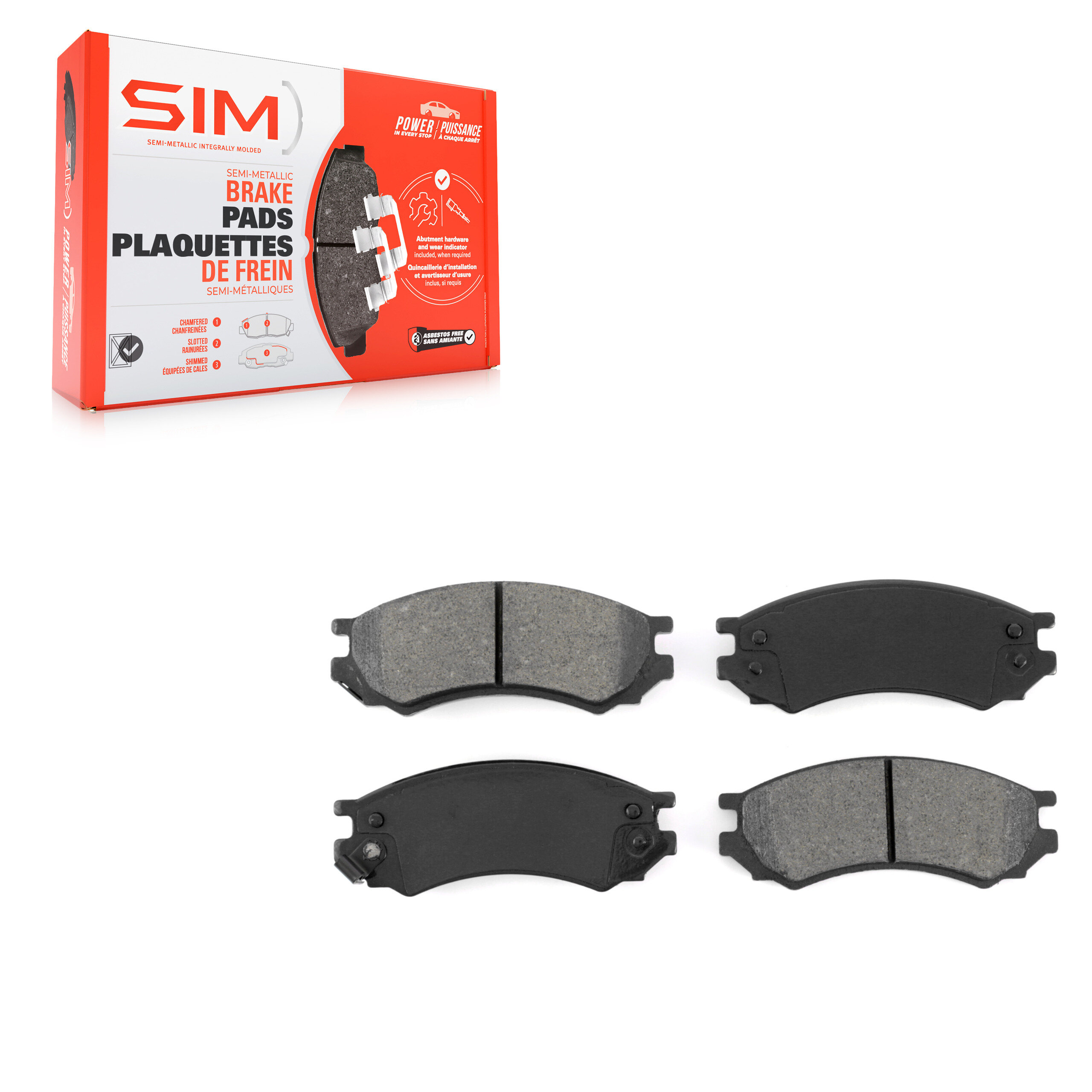 Semi-Metallic Brake Pads