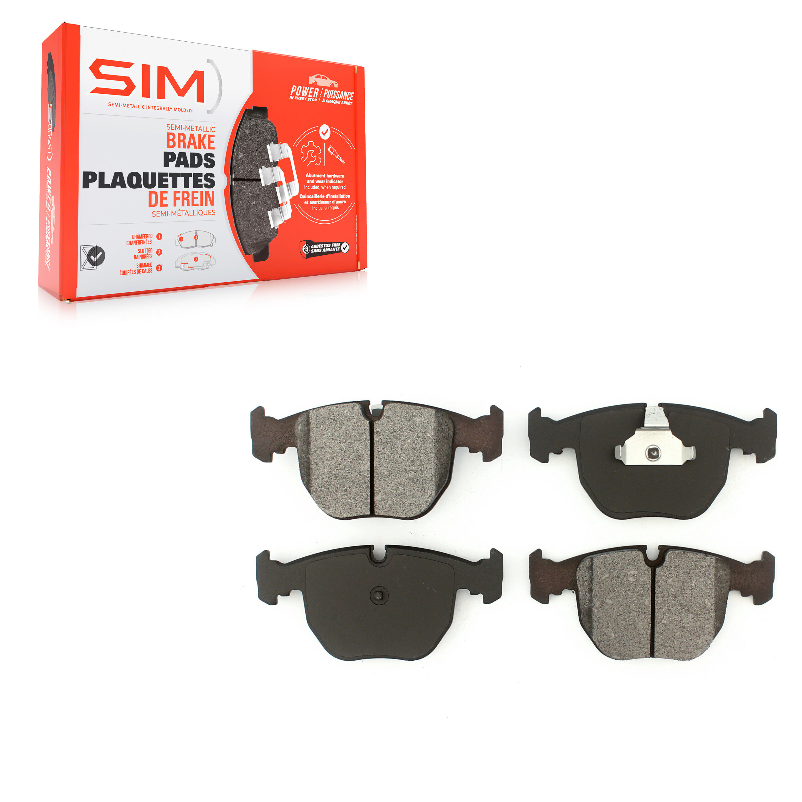 SIM - SIM-681 - Semi-Metallic Brake Pads