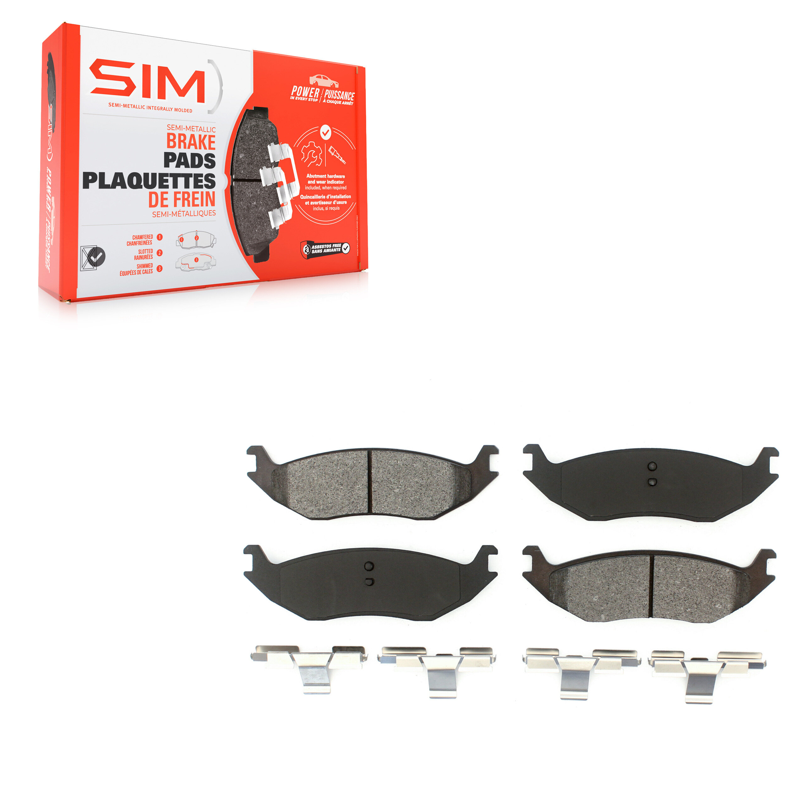 Semi-Metallic Brake Pads