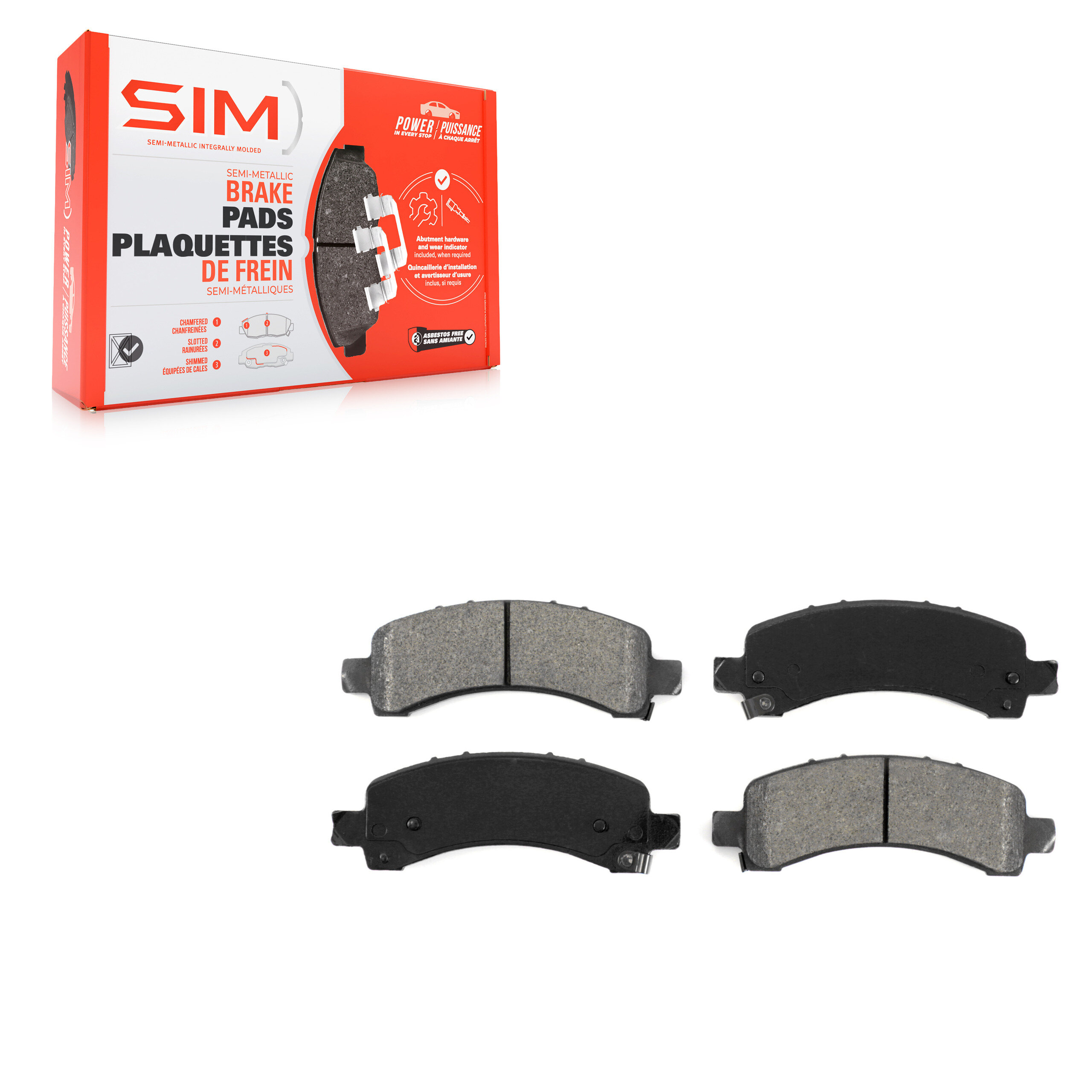 Semi-Metallic Brake Pads