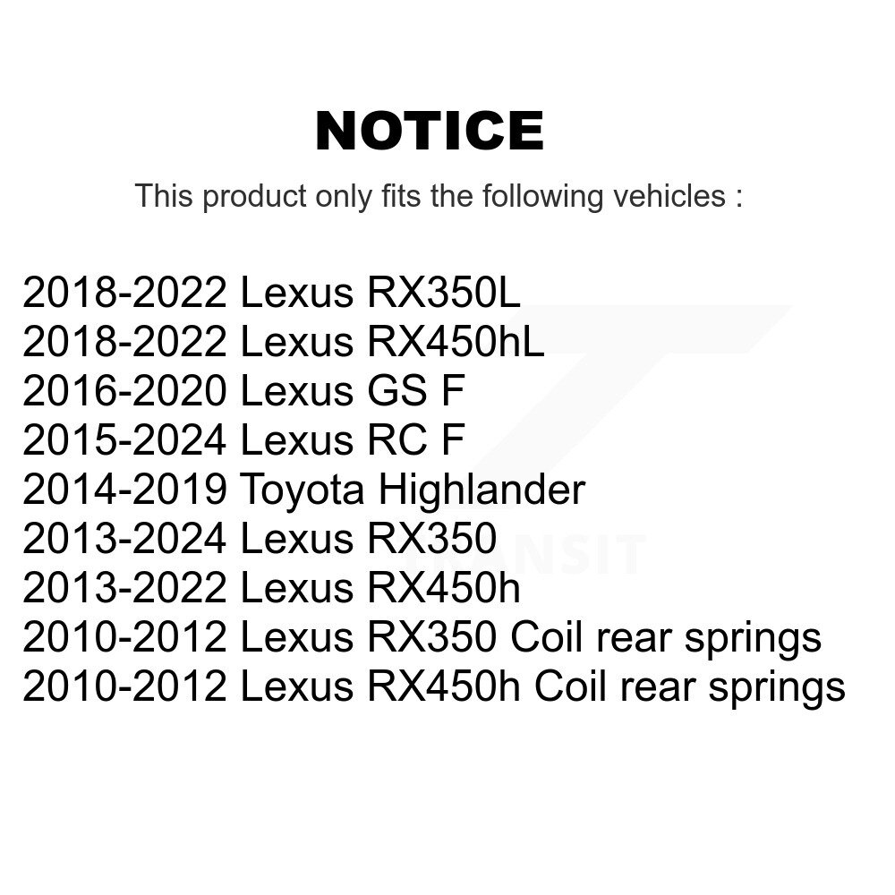 TOR - TOR-K750418 - Suspension Stabilizer Bar Link Kit