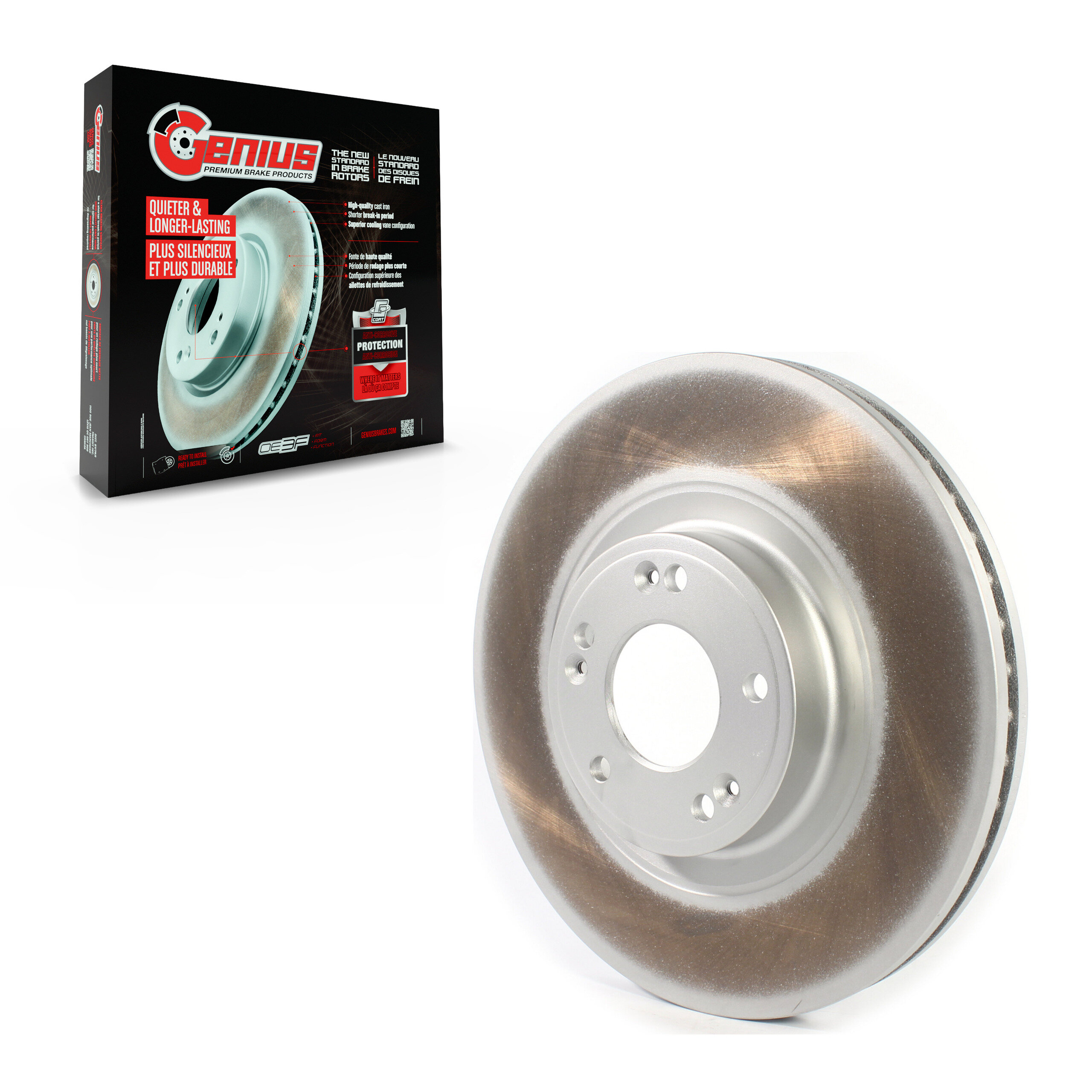 Coated Disc Brake Rotor