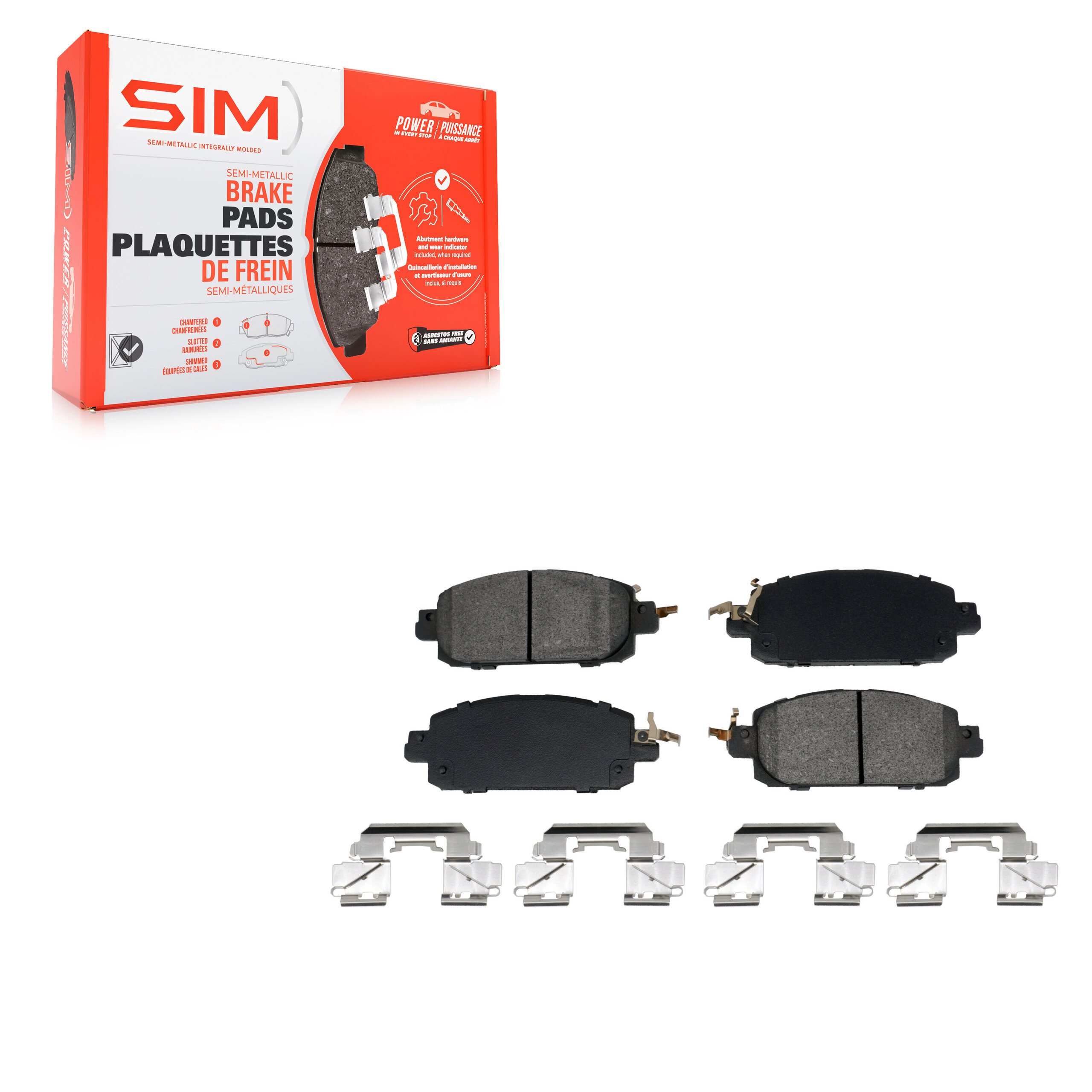 Semi-Metallic Brake Pads