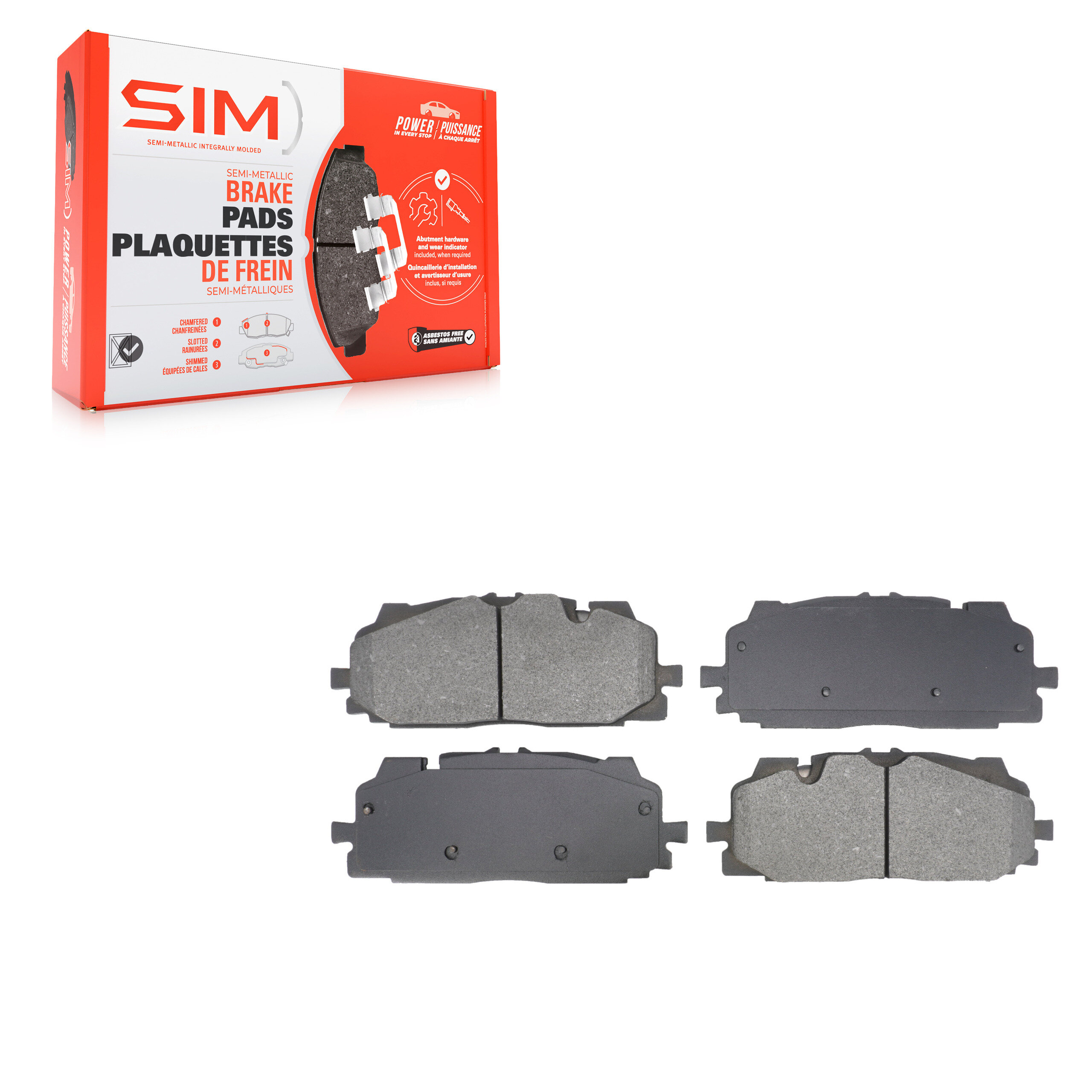 Semi-Metallic Brake Pads