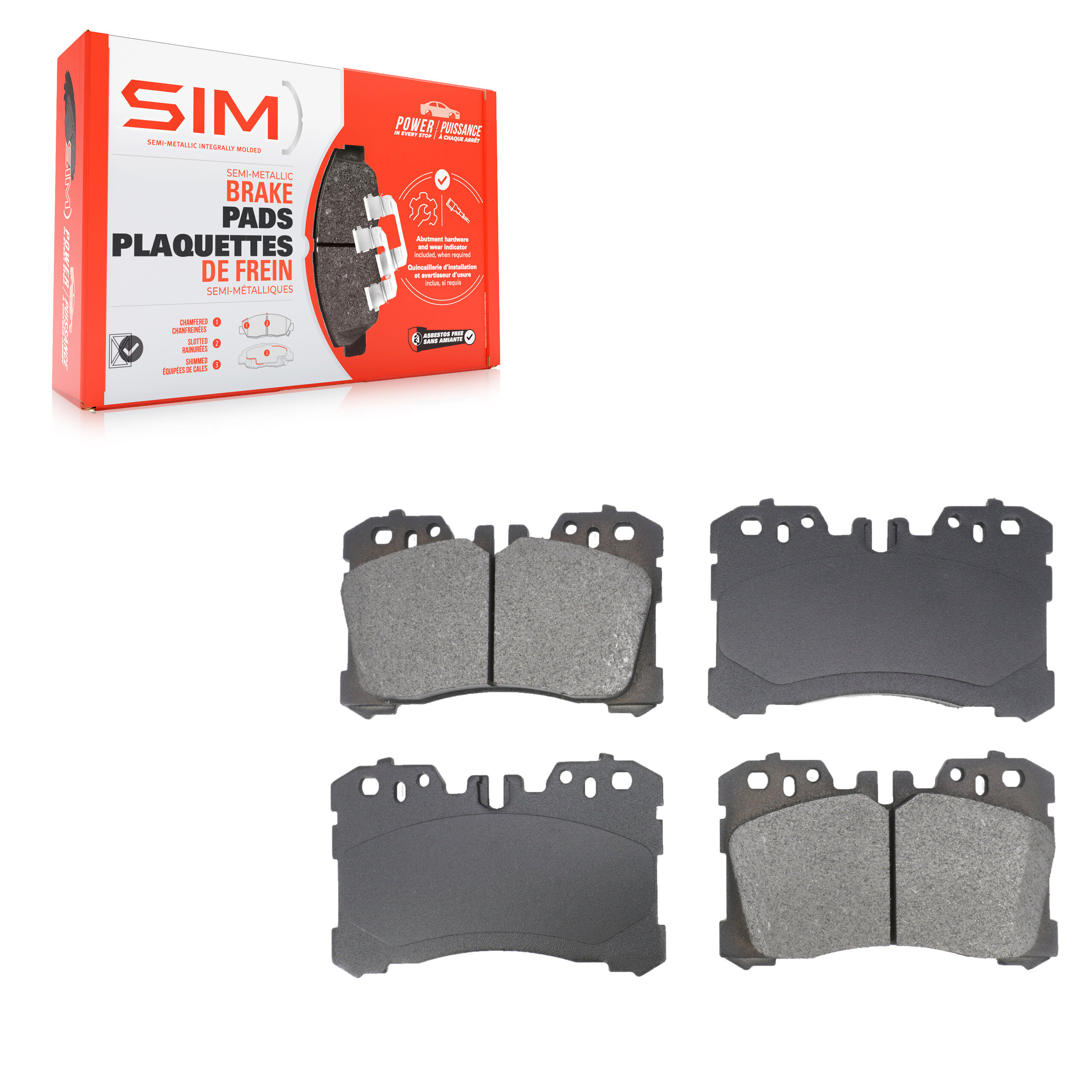 Semi-Metallic Brake Pads