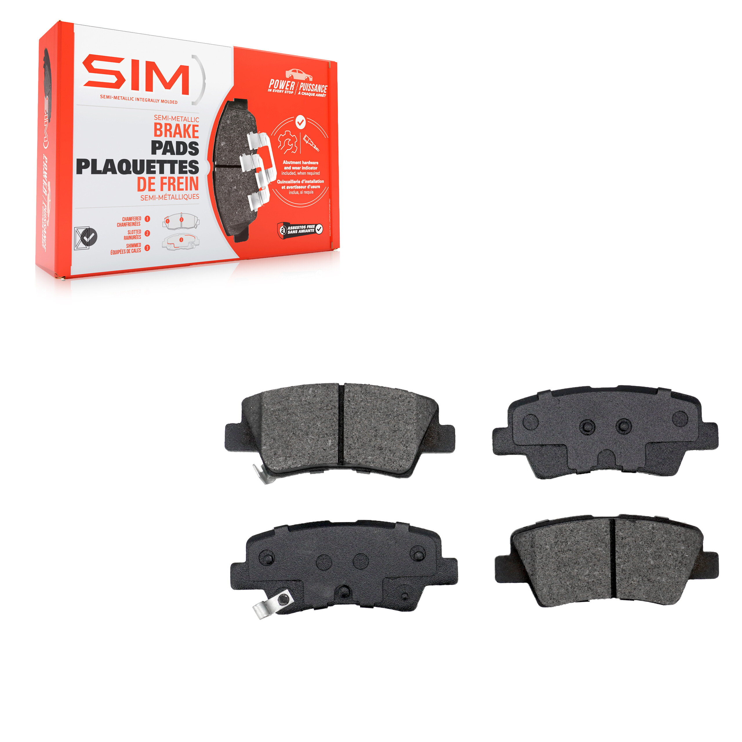 Semi-Metallic Brake Pads