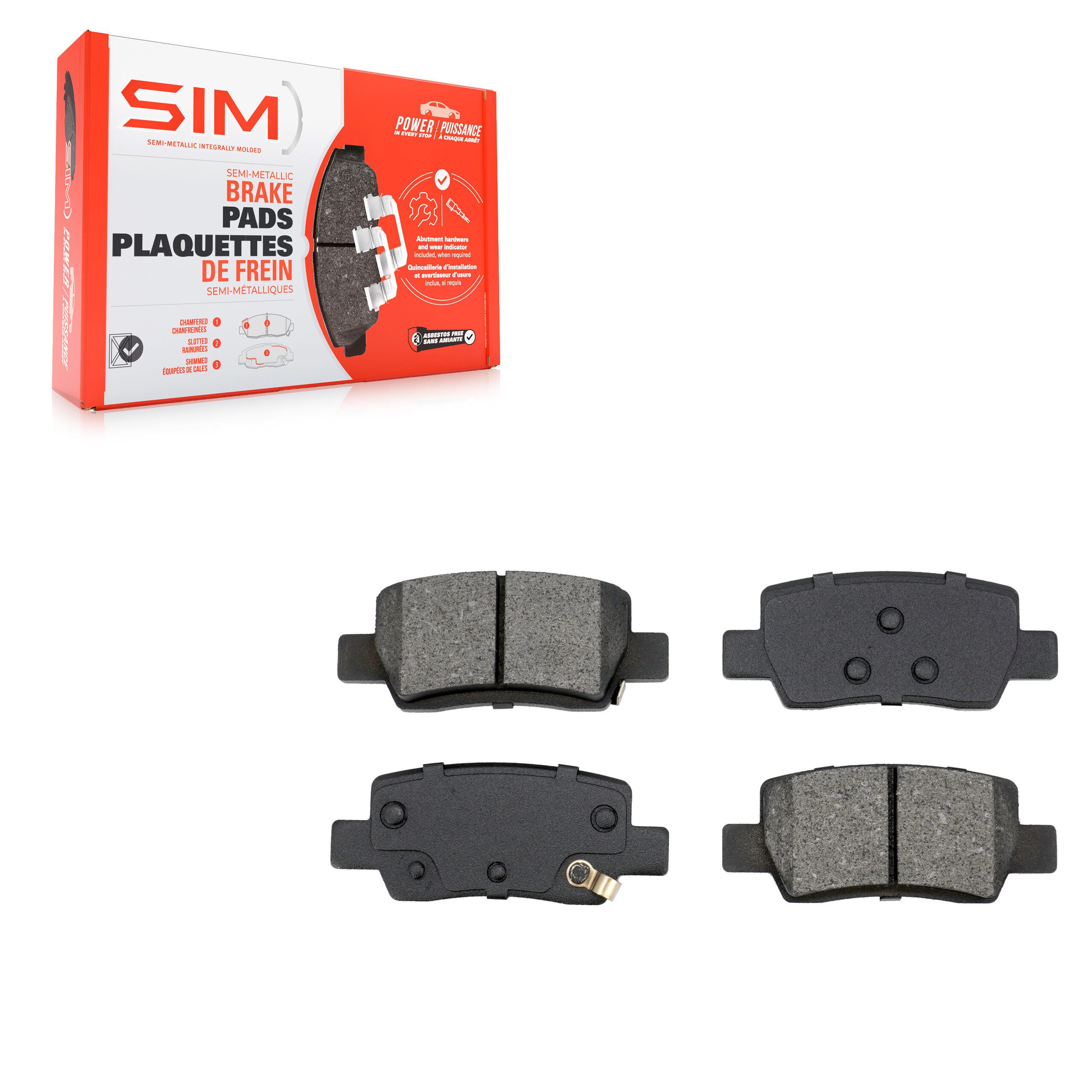 Semi-Metallic Brake Pads
