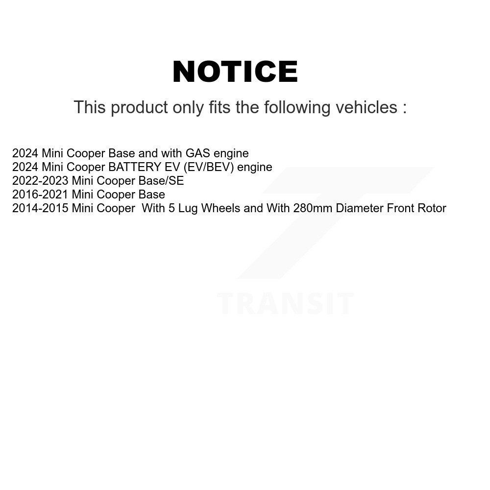 GENIUS - GCR-982067 - Coated Disc Brake Rotor