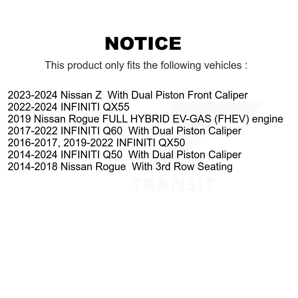 AmeriBRAKES - NWF-PRC1736 - Ceramic Brake Pads
