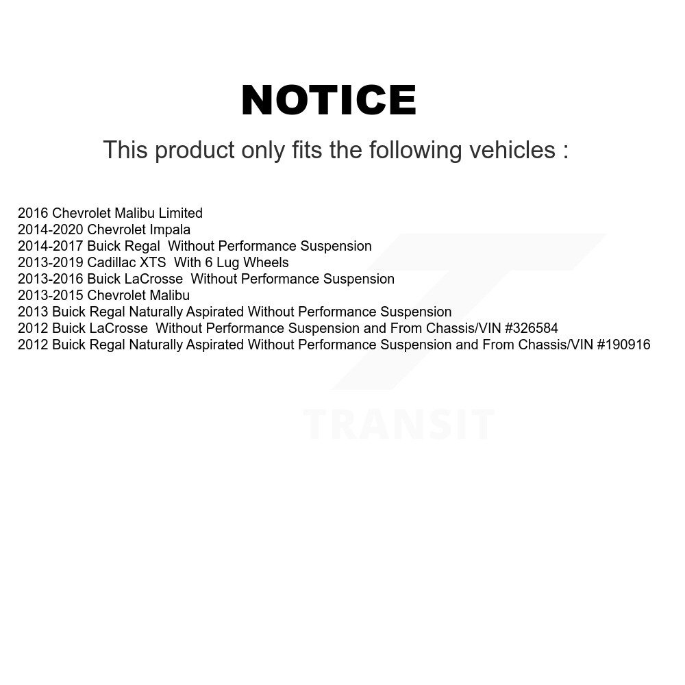 Top Quality - 72-K750660 - Suspension Stabilizer Bar Link Kit