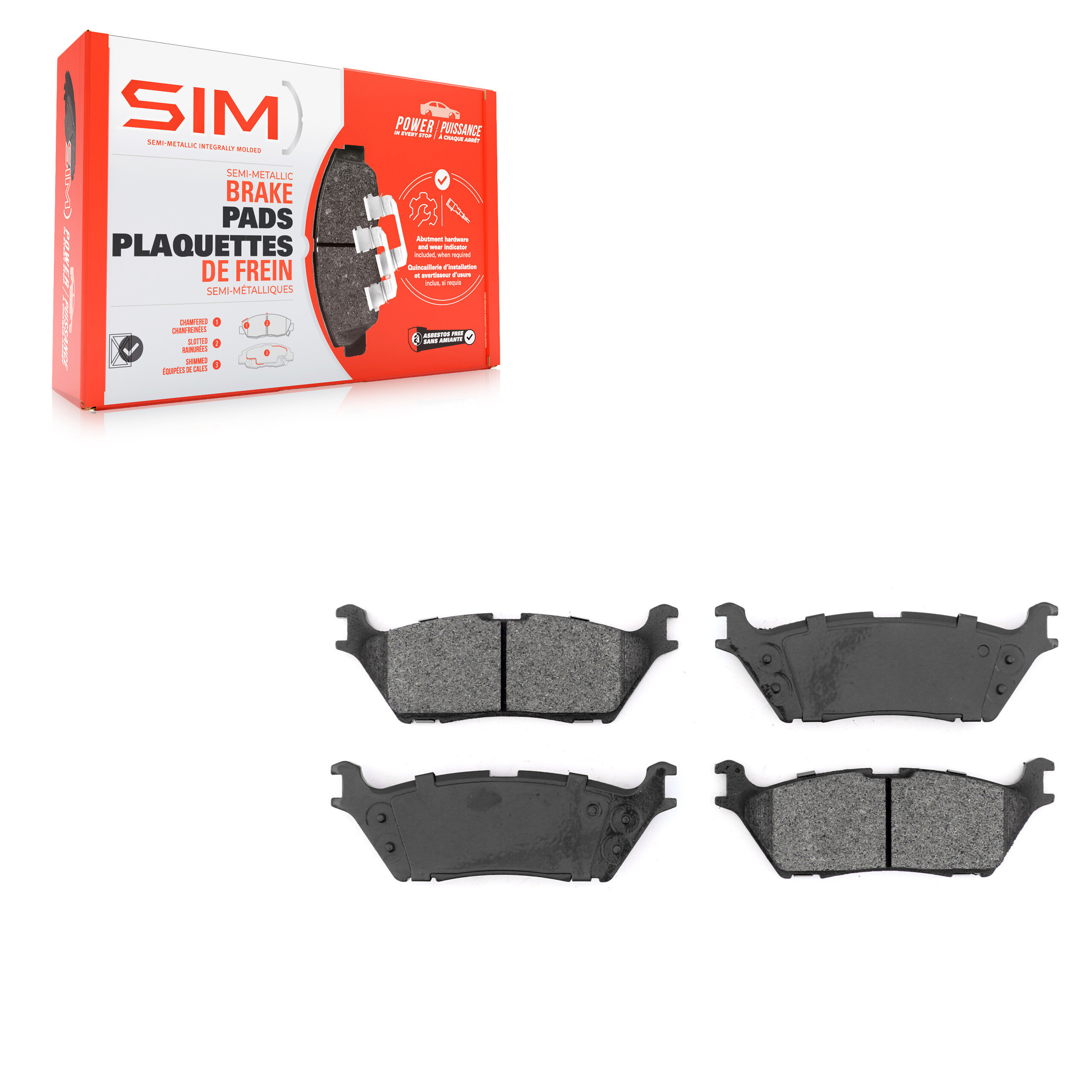 Semi-Metallic Brake Pads