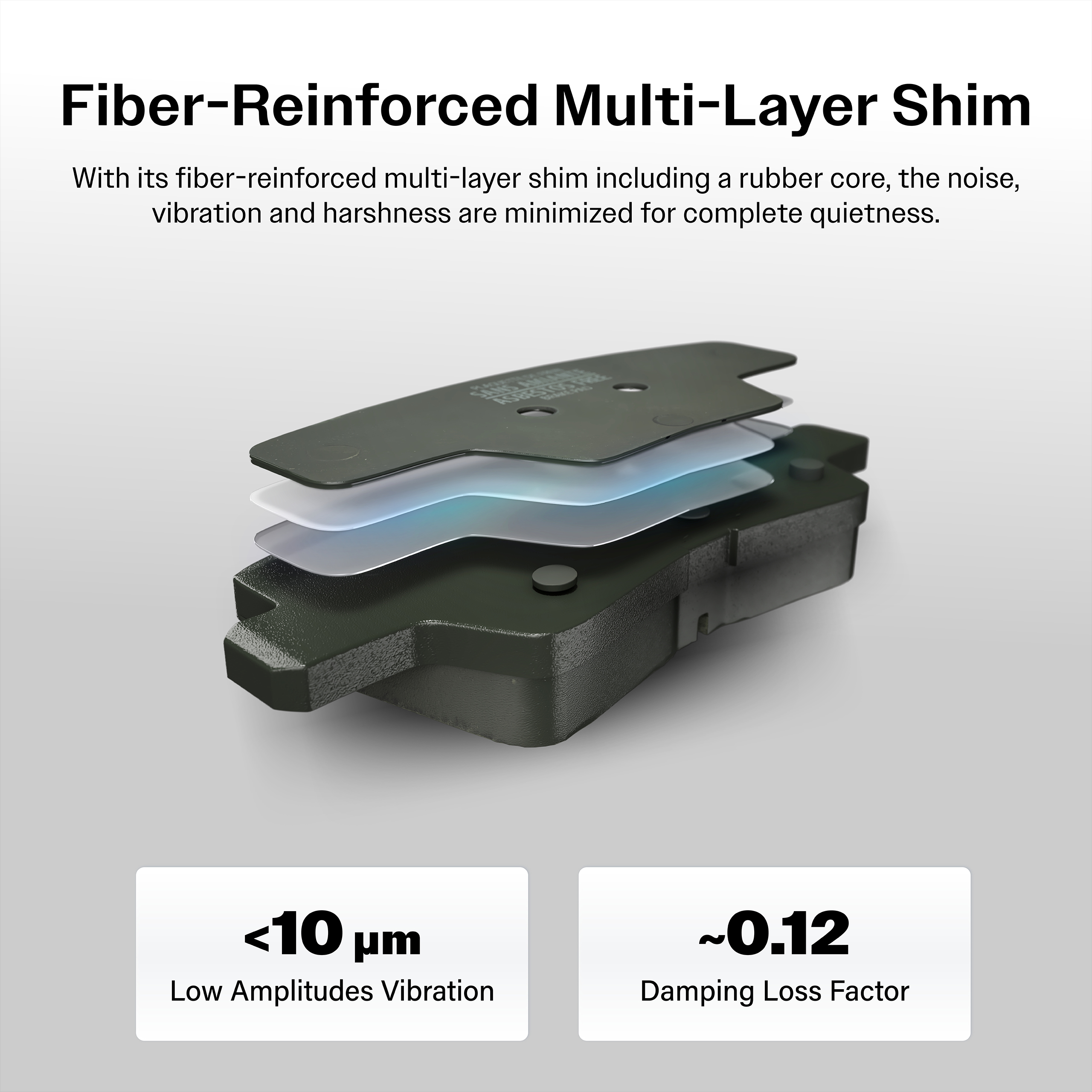 Positive Plus - PPF-D2400 - Semi-Metallic Brake Pads
