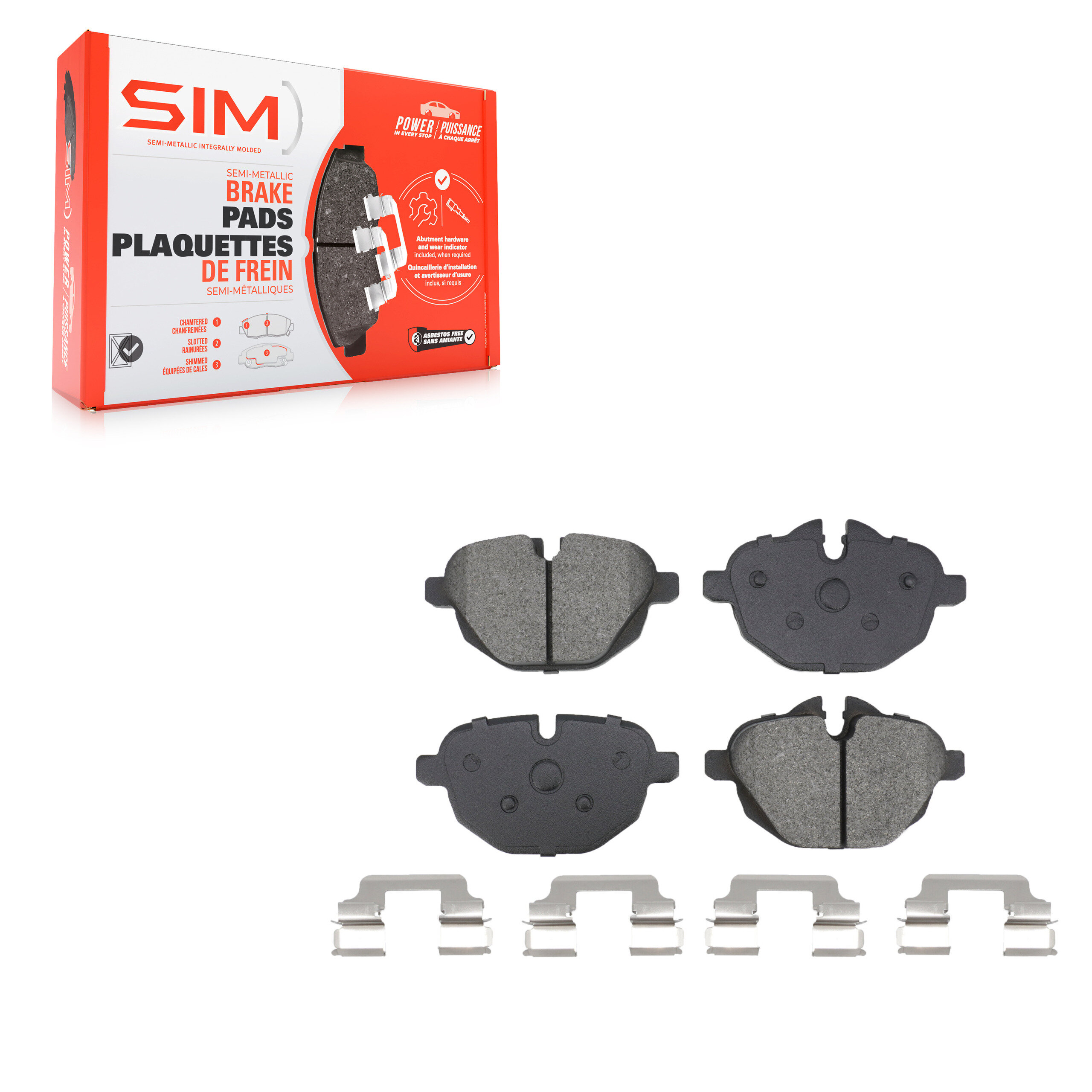Semi-Metallic Brake Pads