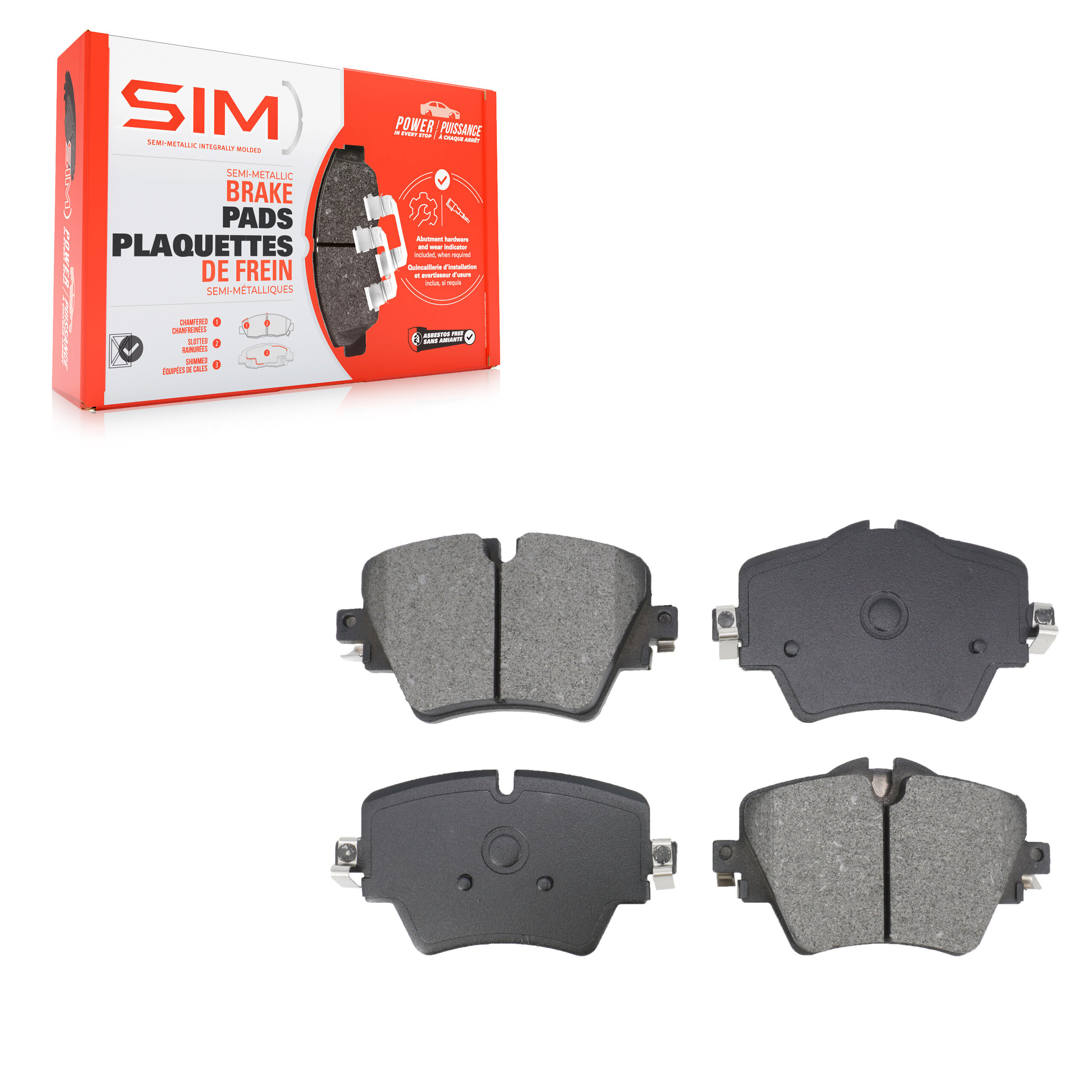 Semi-Metallic Brake Pads