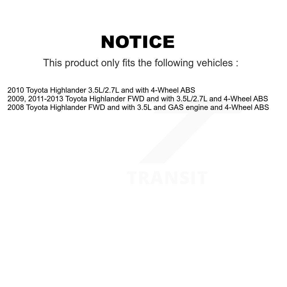 Mpulse - SEN-2ABS2719 - ABS Wheel Speed Sensor Wiring Harness