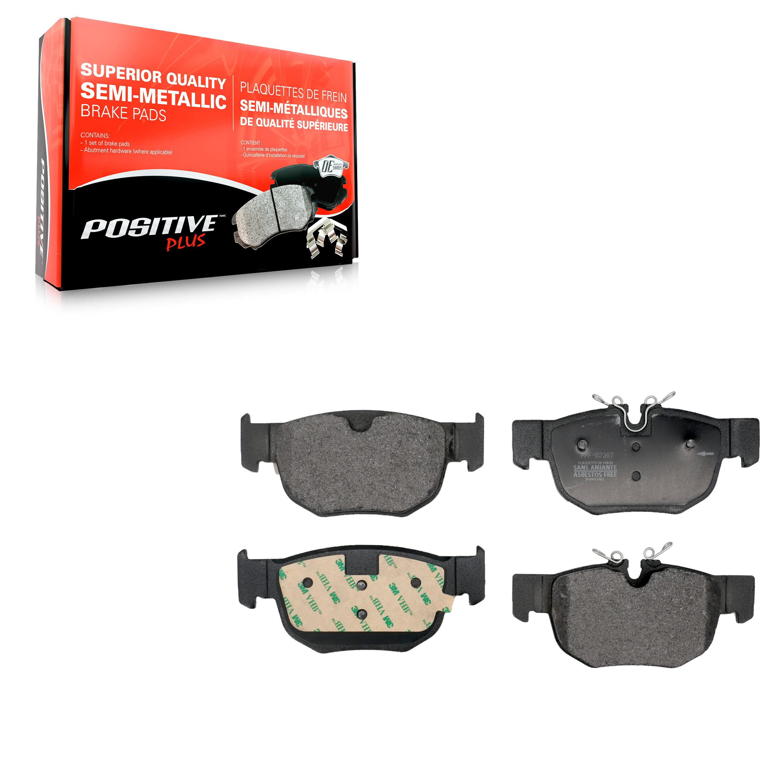 Semi-Metallic Brake Pads