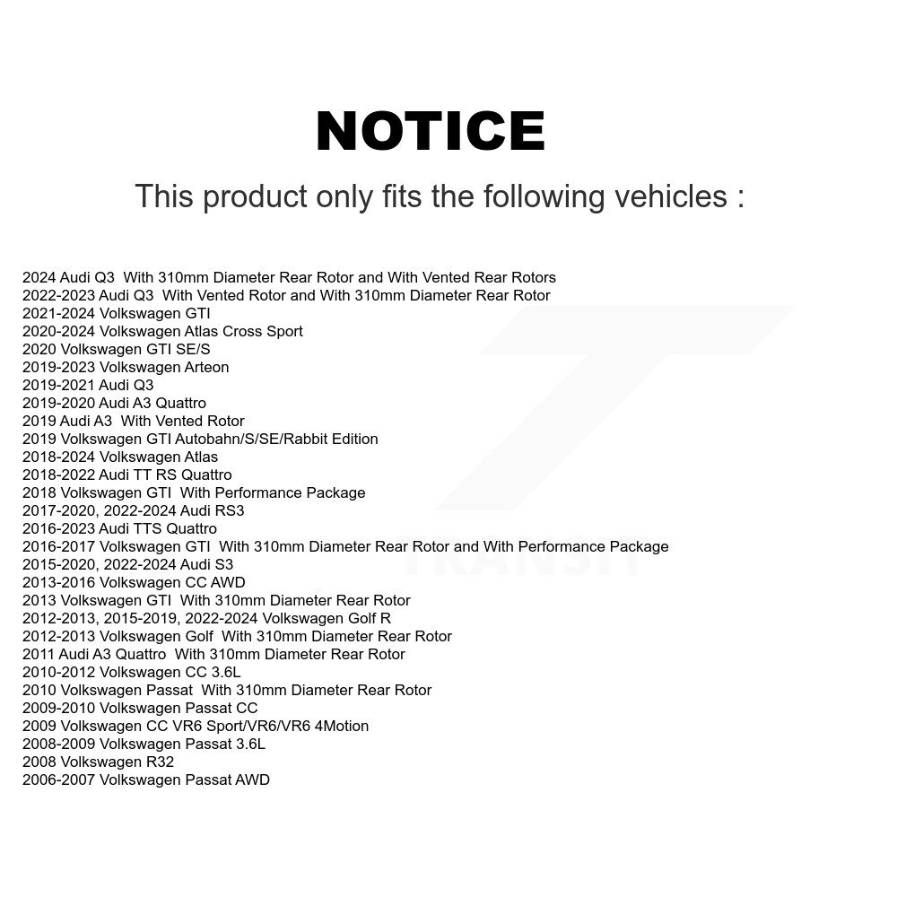 GENIUS - GCR-980585 - Coated Disc Brake Rotor