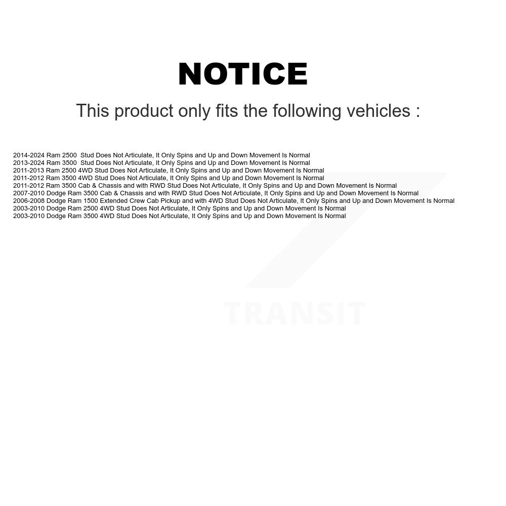 TOR - TOR-K7460 - Suspension Ball Joint