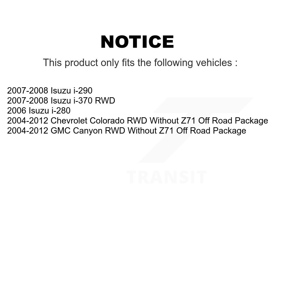 TOR - TOR-K80636 - Suspension Stabilizer Bar Link Kit