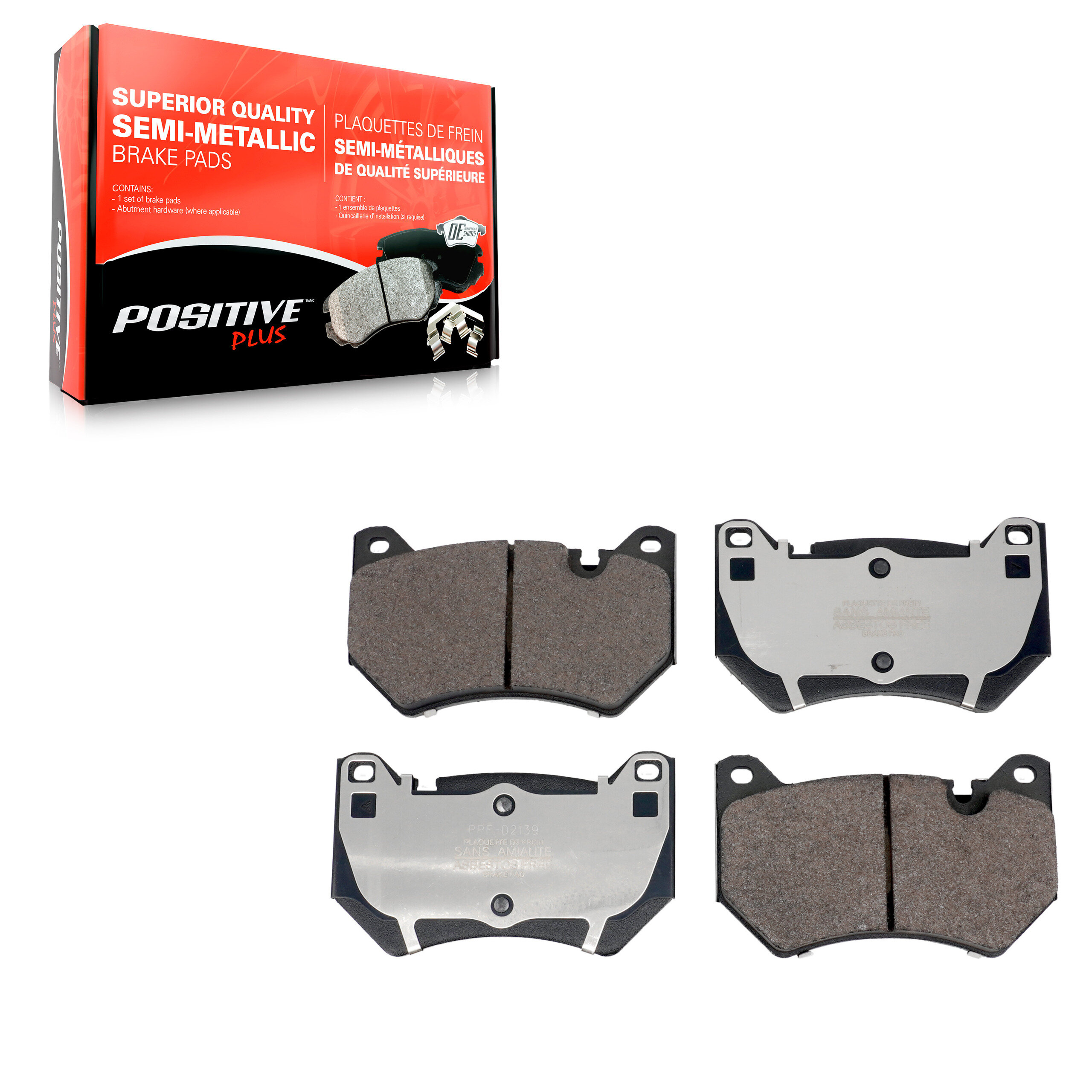 Semi-Metallic Brake Pads