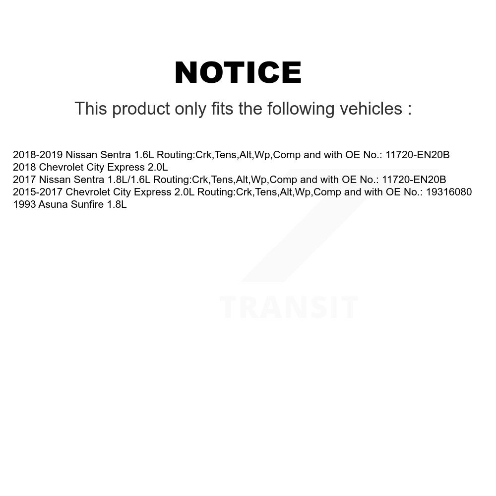 Bando - BAN-6PK1215 - Accessory Drive Belt