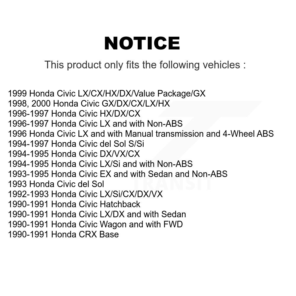 GENIUS - GCR-96147 - Coated Disc Brake Rotor