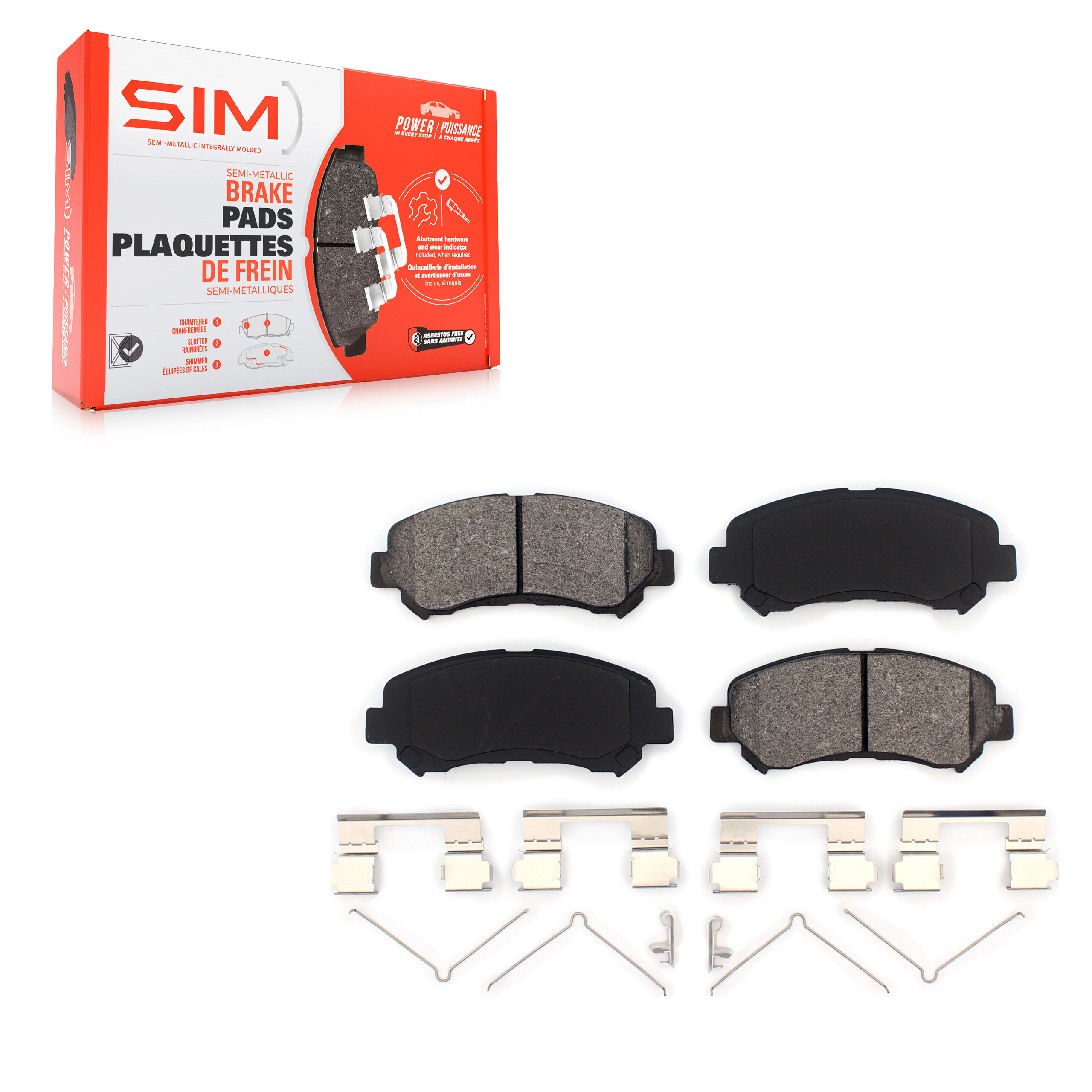 Semi-Metallic Brake Pads