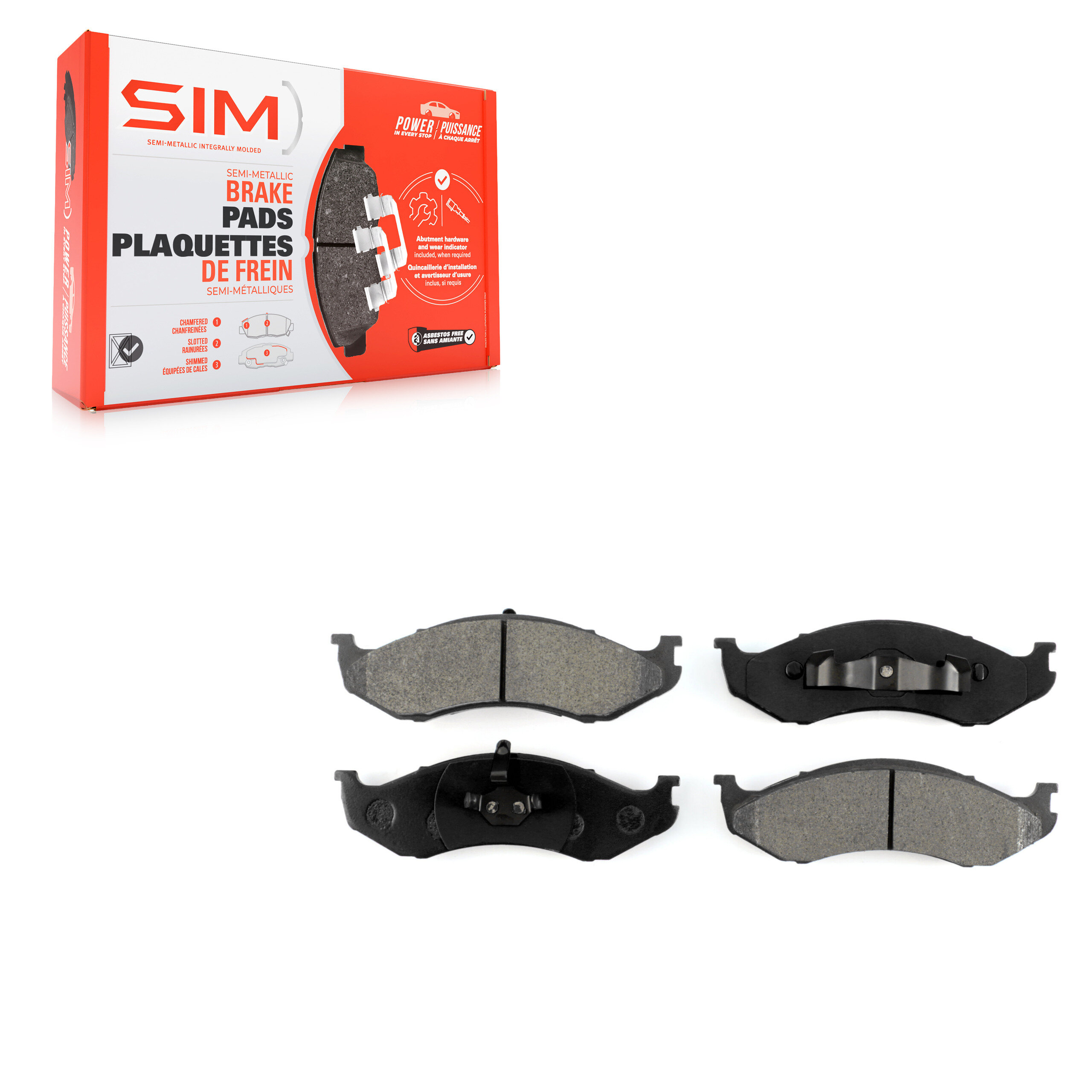 Semi-Metallic Brake Pads