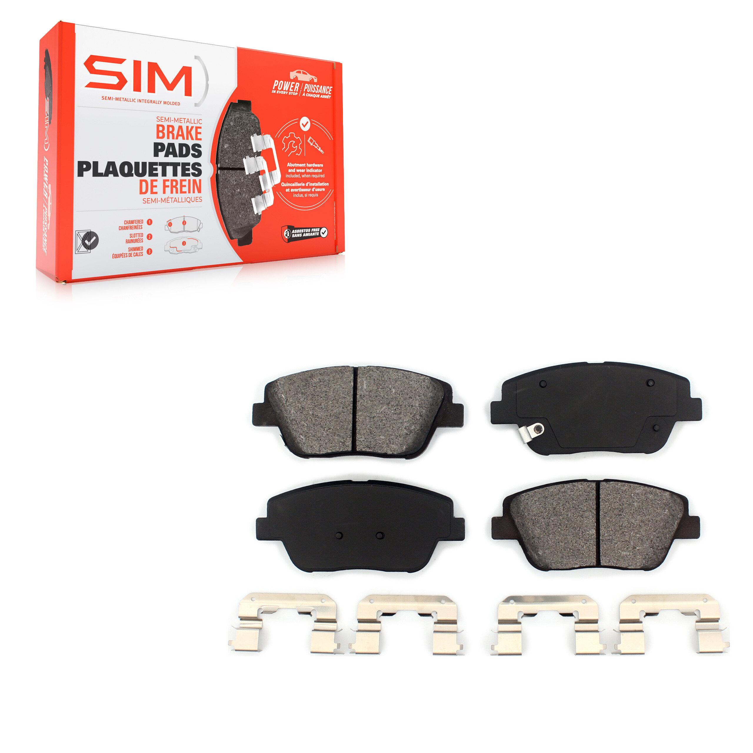 Semi-Metallic Brake Pads