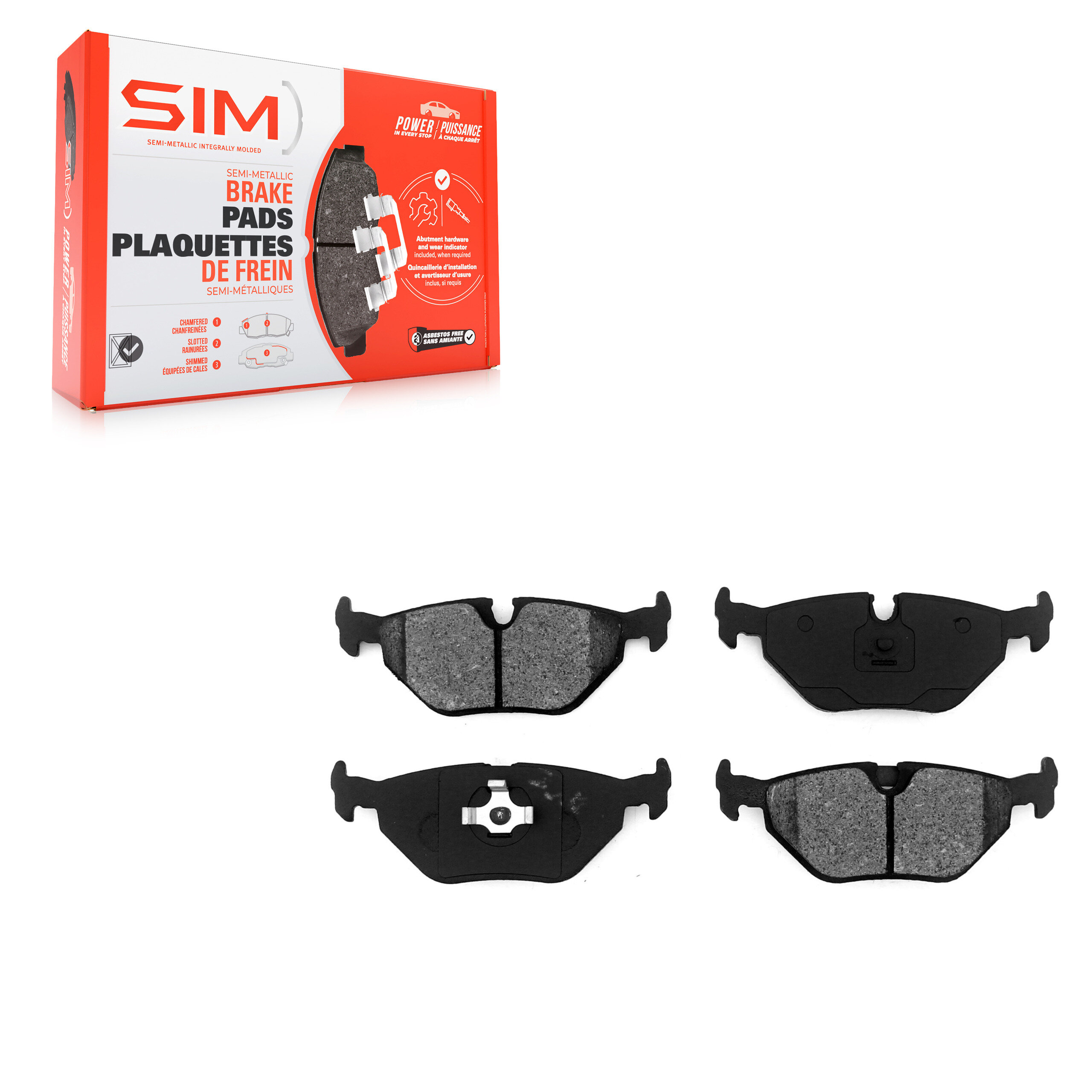 Semi-Metallic Brake Pads