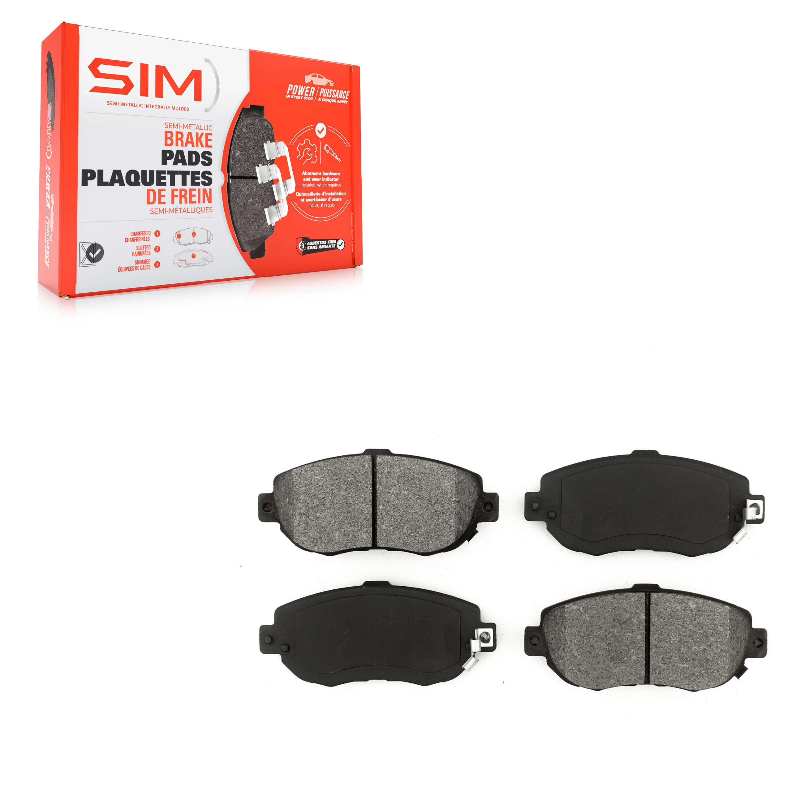 Semi-Metallic Brake Pads