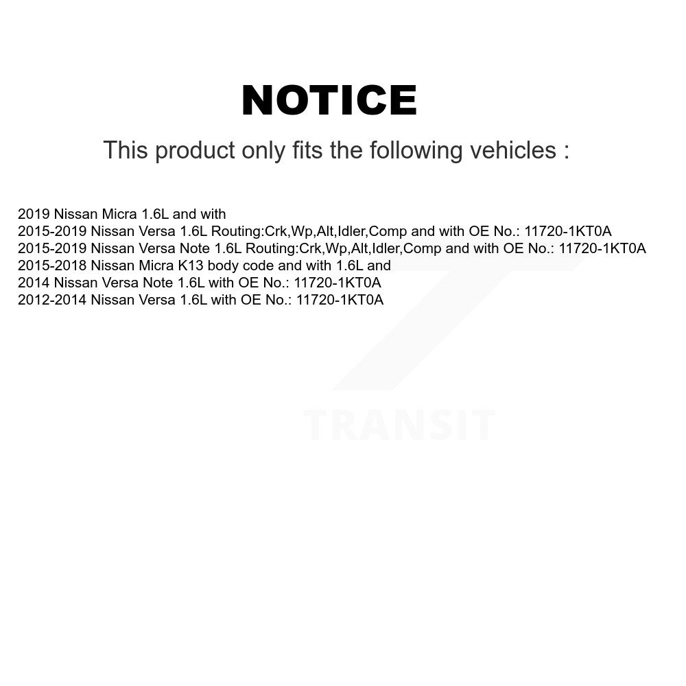 Bando - BAN-7PK1125 - Accessory Drive Belt