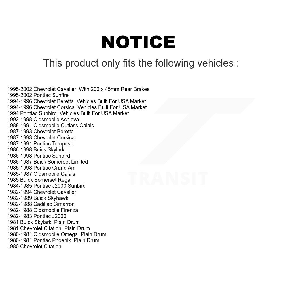 CMX - 8-2093 - Brake Drum