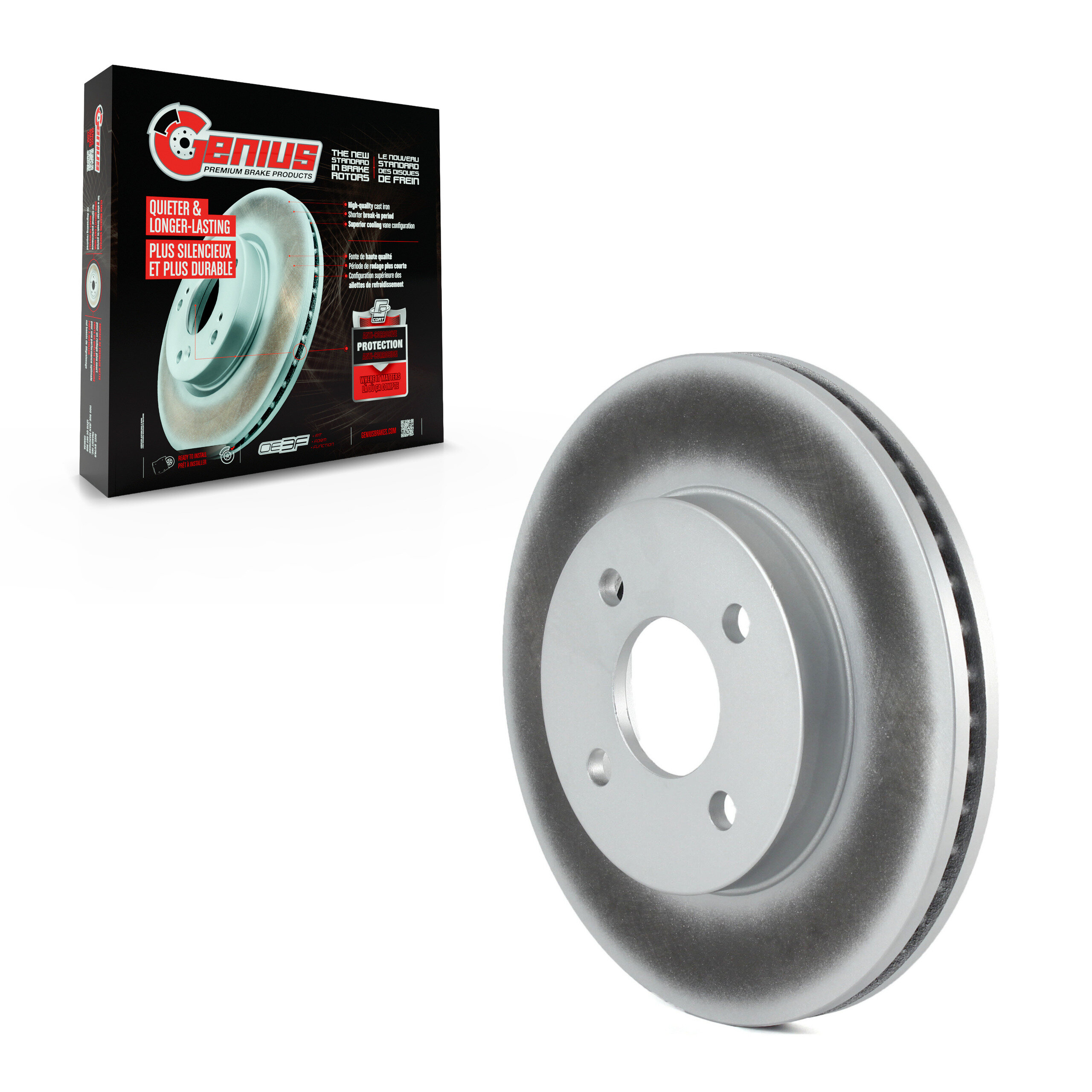Coated Disc Brake Rotor