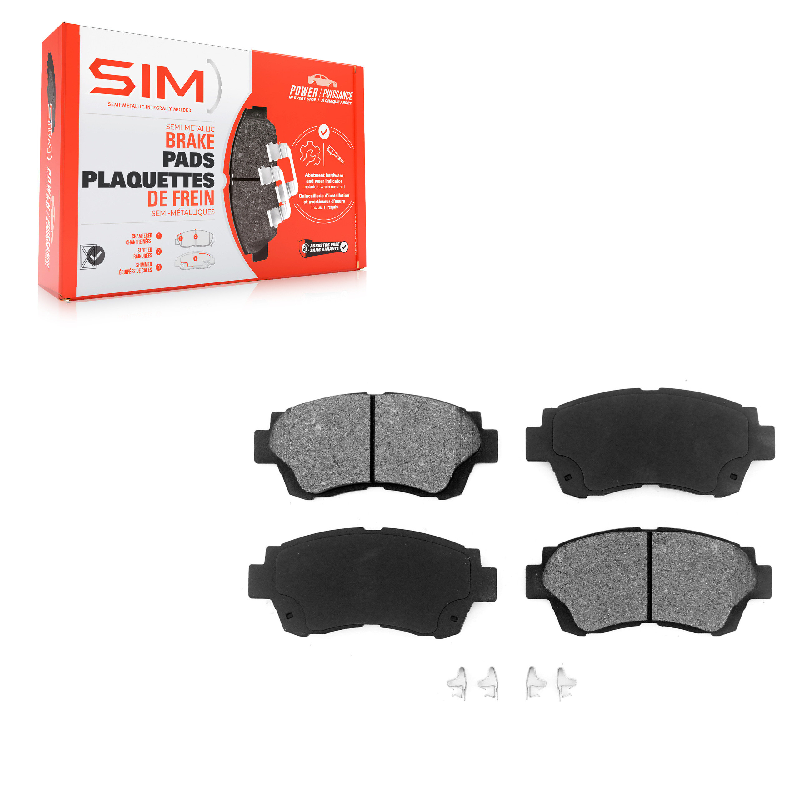 Semi-Metallic Brake Pads