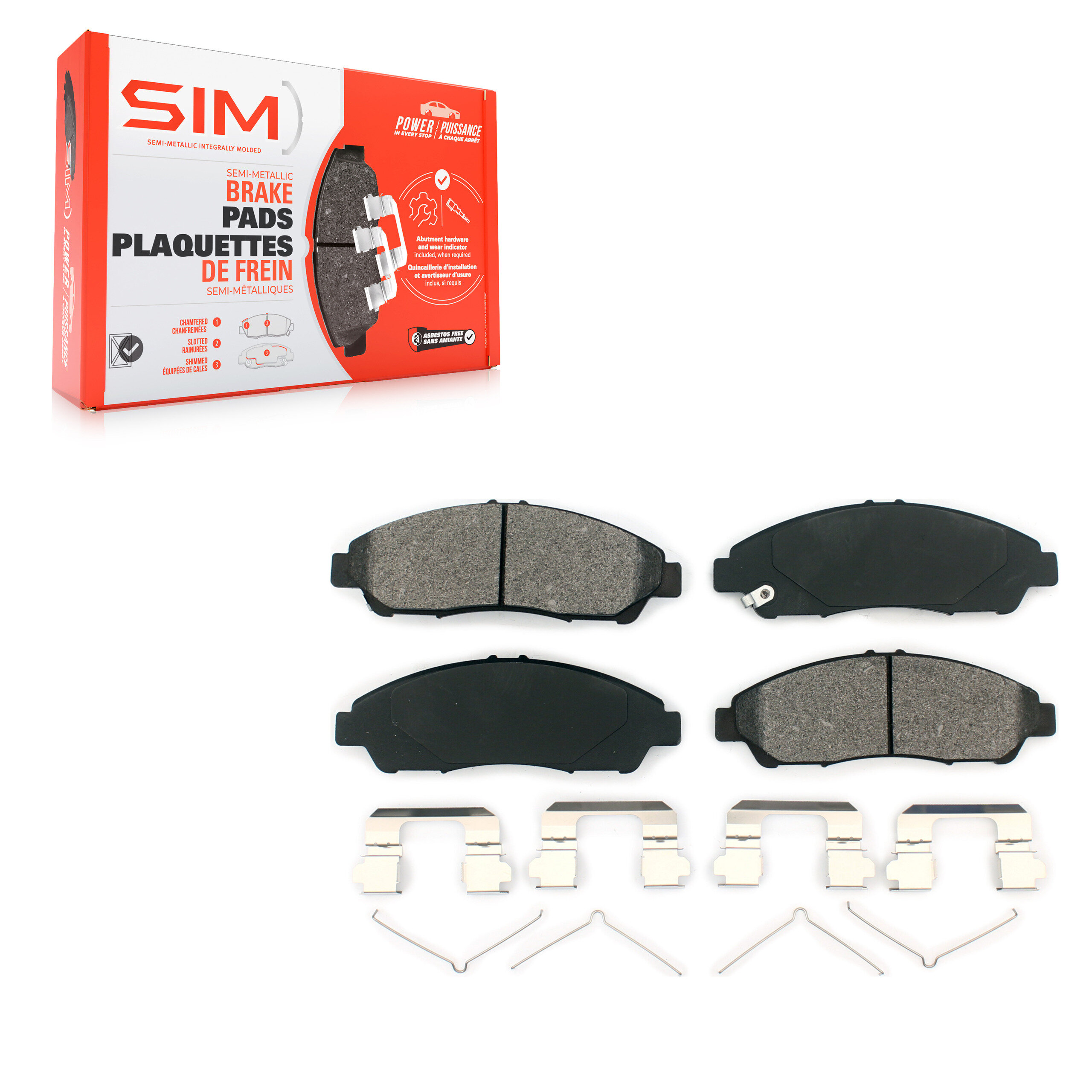 SIM - SIM-1378 - Semi-Metallic Brake Pads