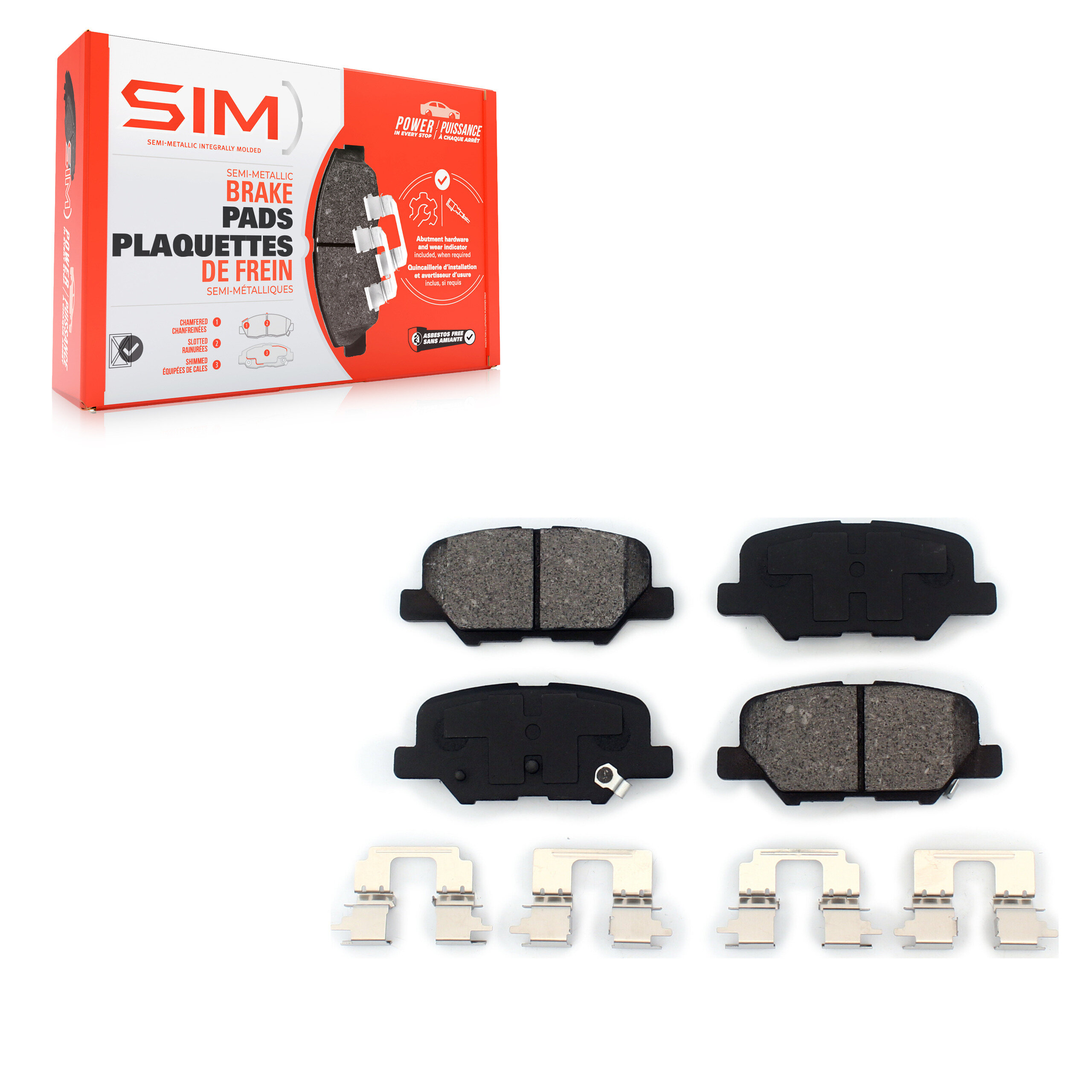 Semi-Metallic Brake Pads