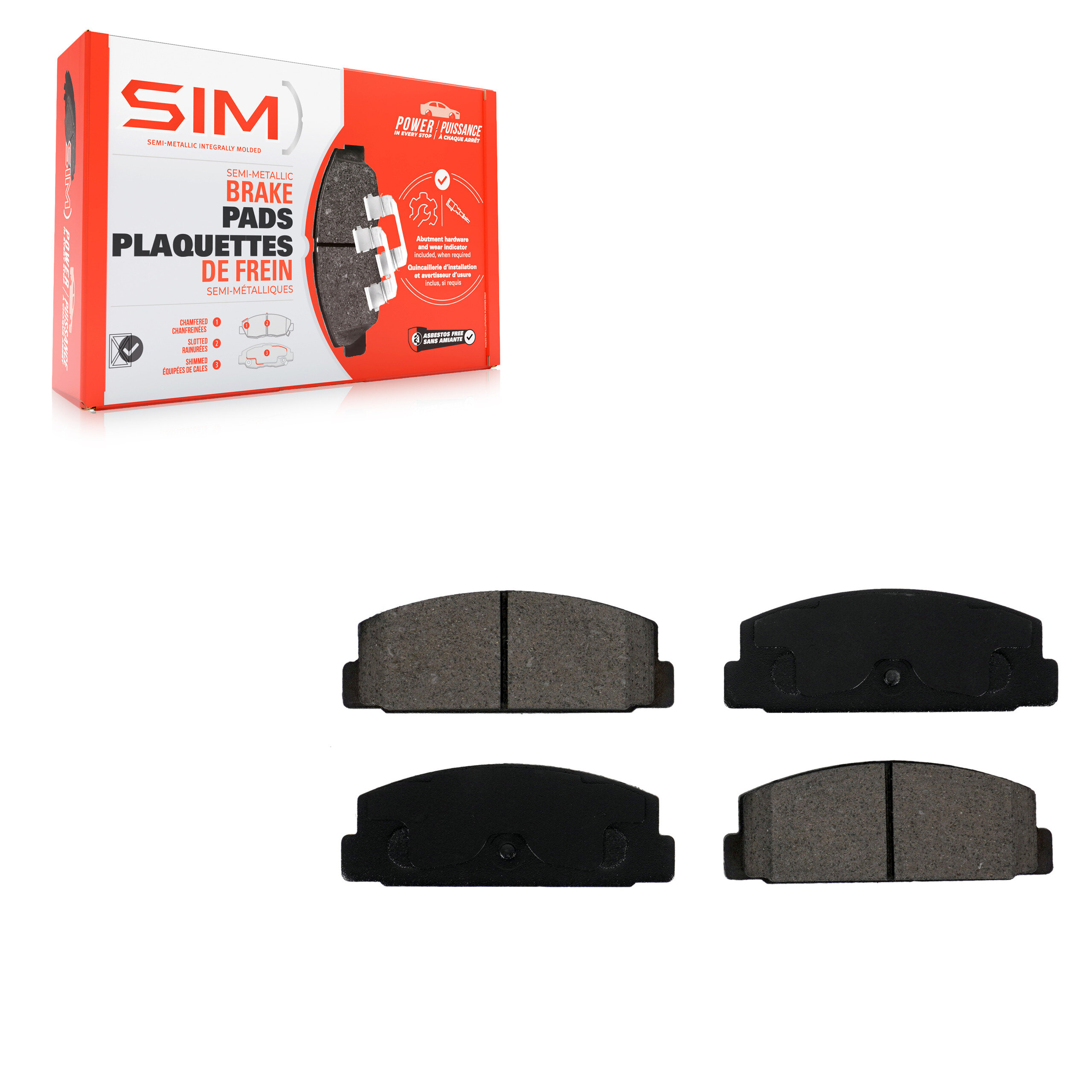 Semi-Metallic Brake Pads