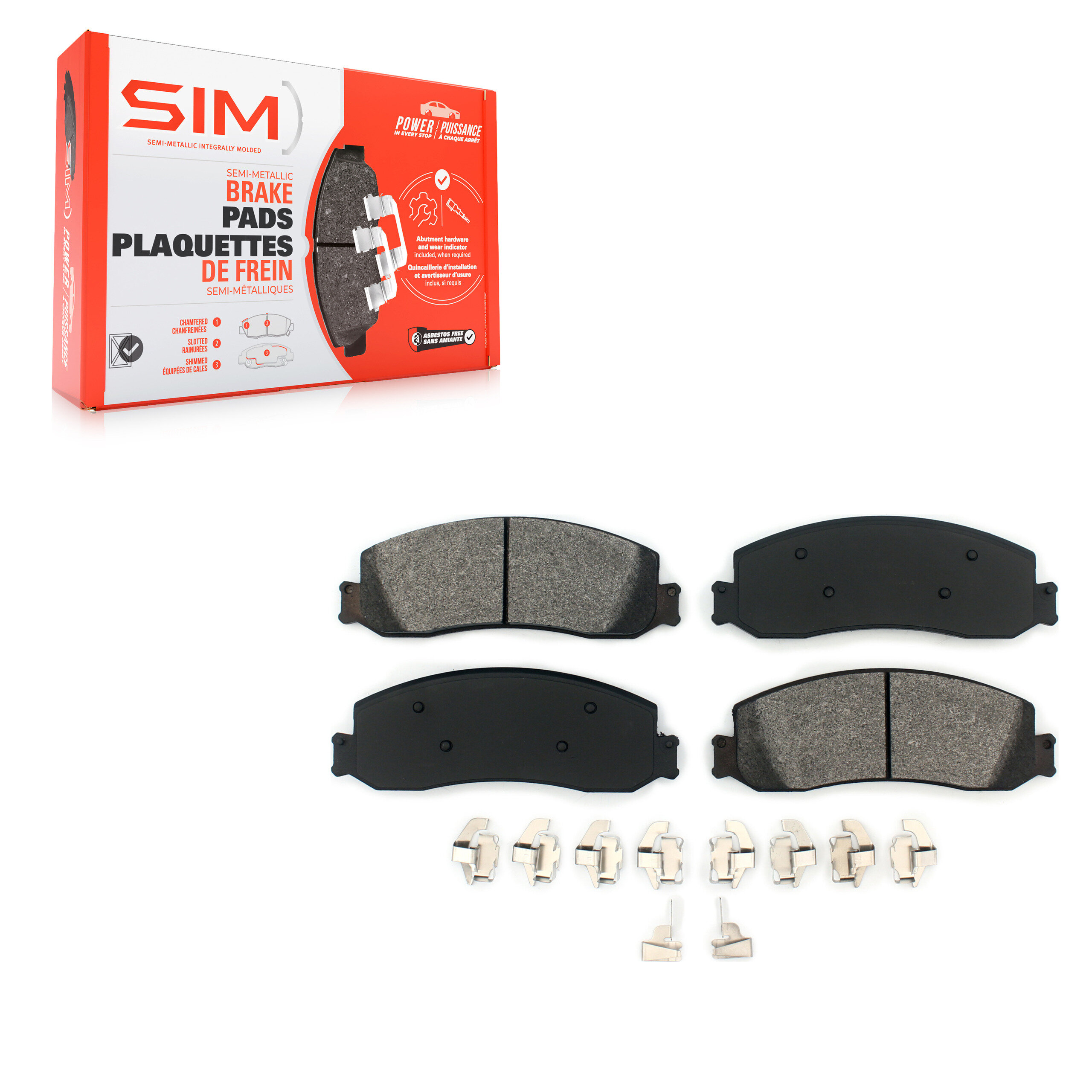 Semi-Metallic Brake Pads