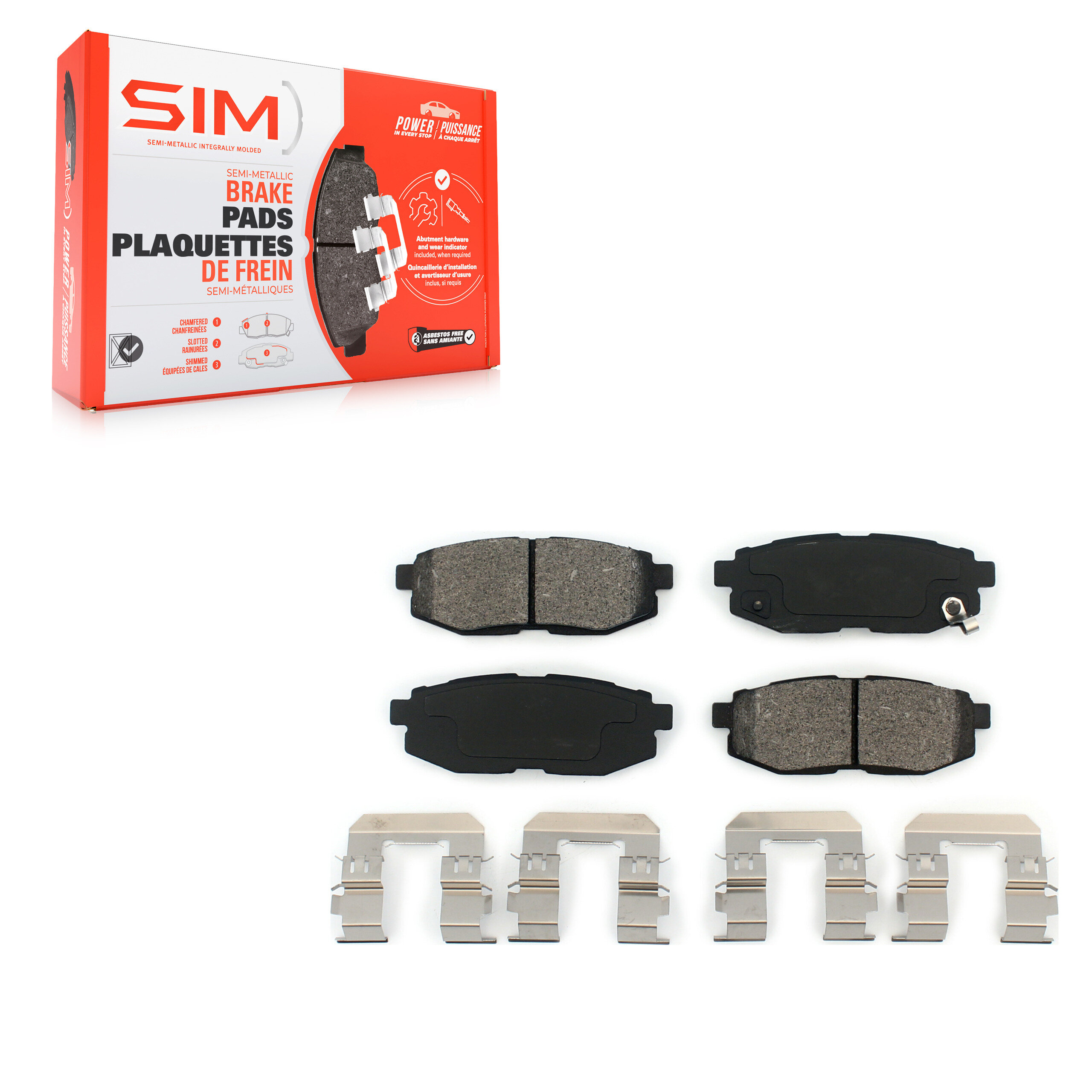 Semi-Metallic Brake Pads