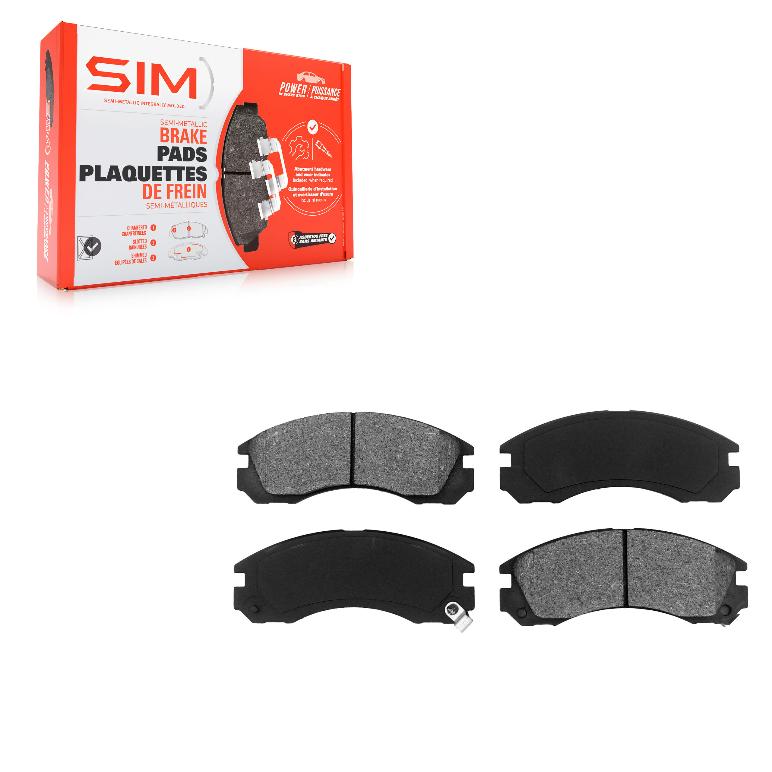 Semi-Metallic Brake Pads