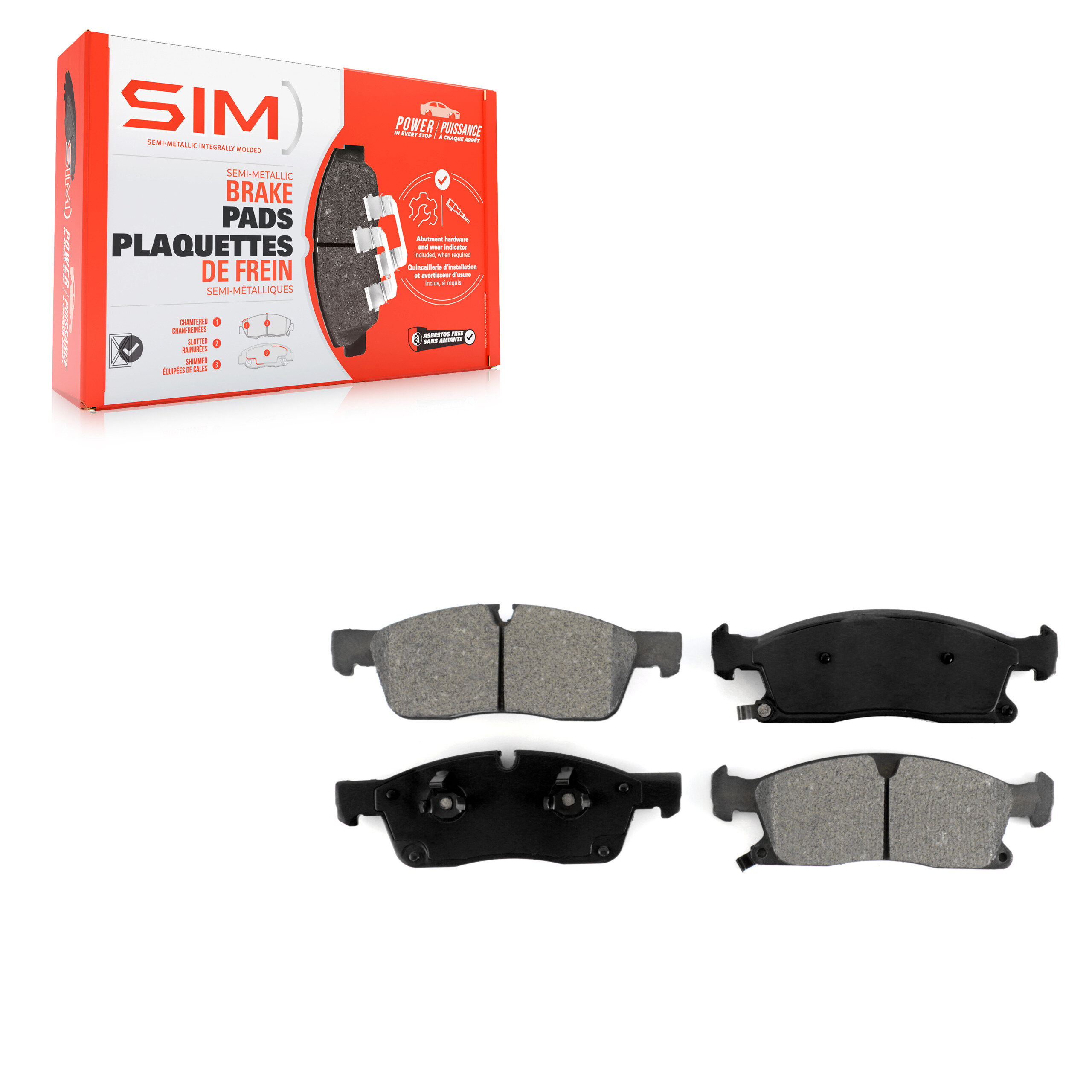 Semi-Metallic Brake Pads