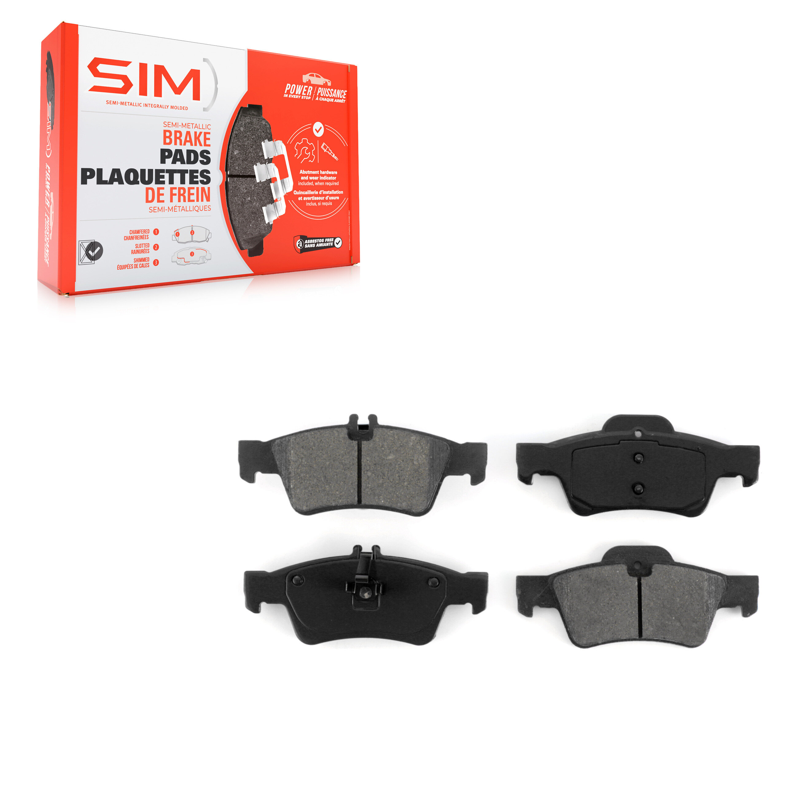 Semi-Metallic Brake Pads