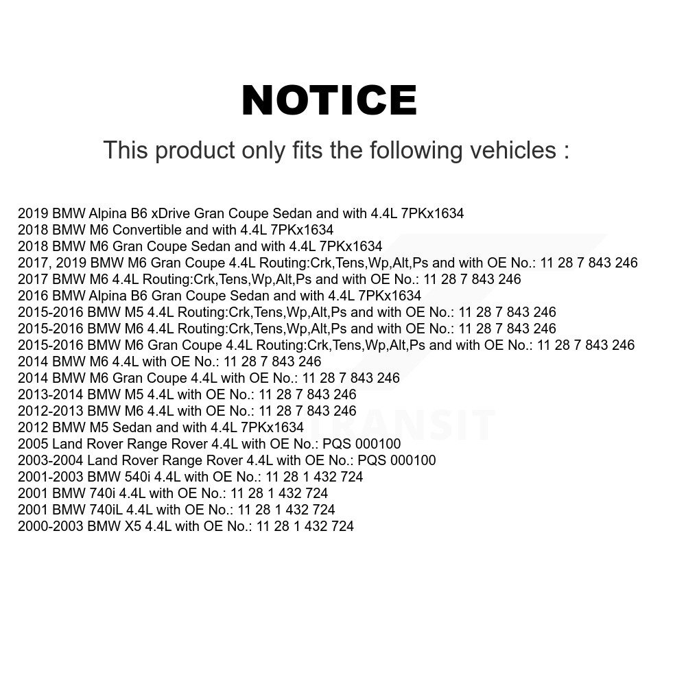 Bando - BAN-7PK1635 - Accessory Drive Belt