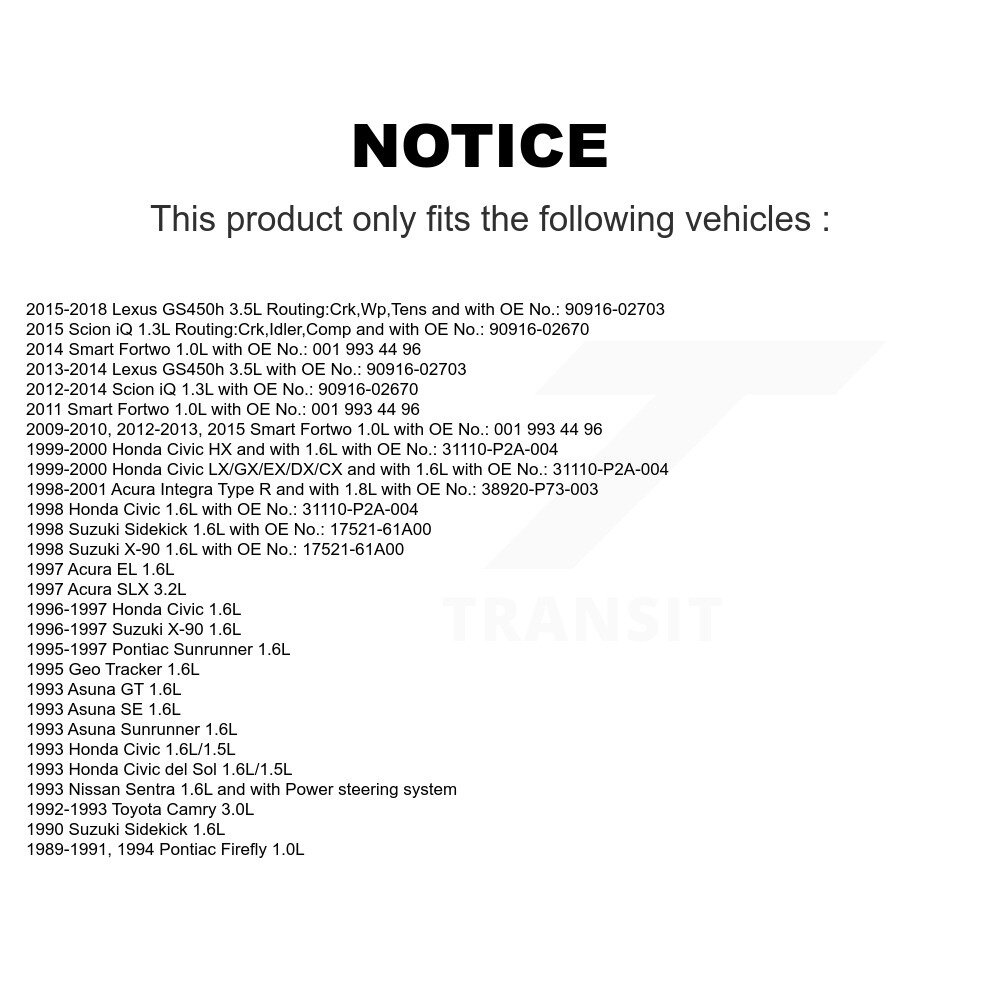 Bando - BAN-4PK800 - Accessory Drive Belt