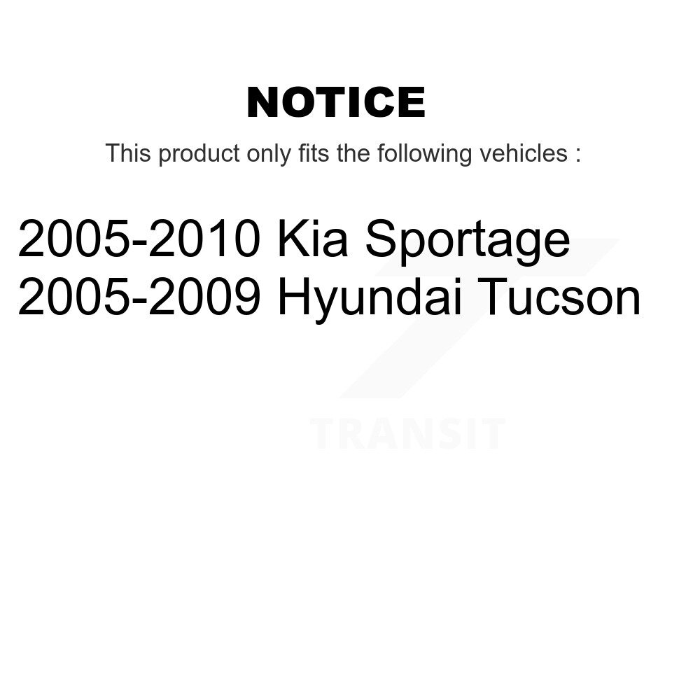 Top Quality - 72-K80511 - Suspension Stabilizer Bar Link Kit