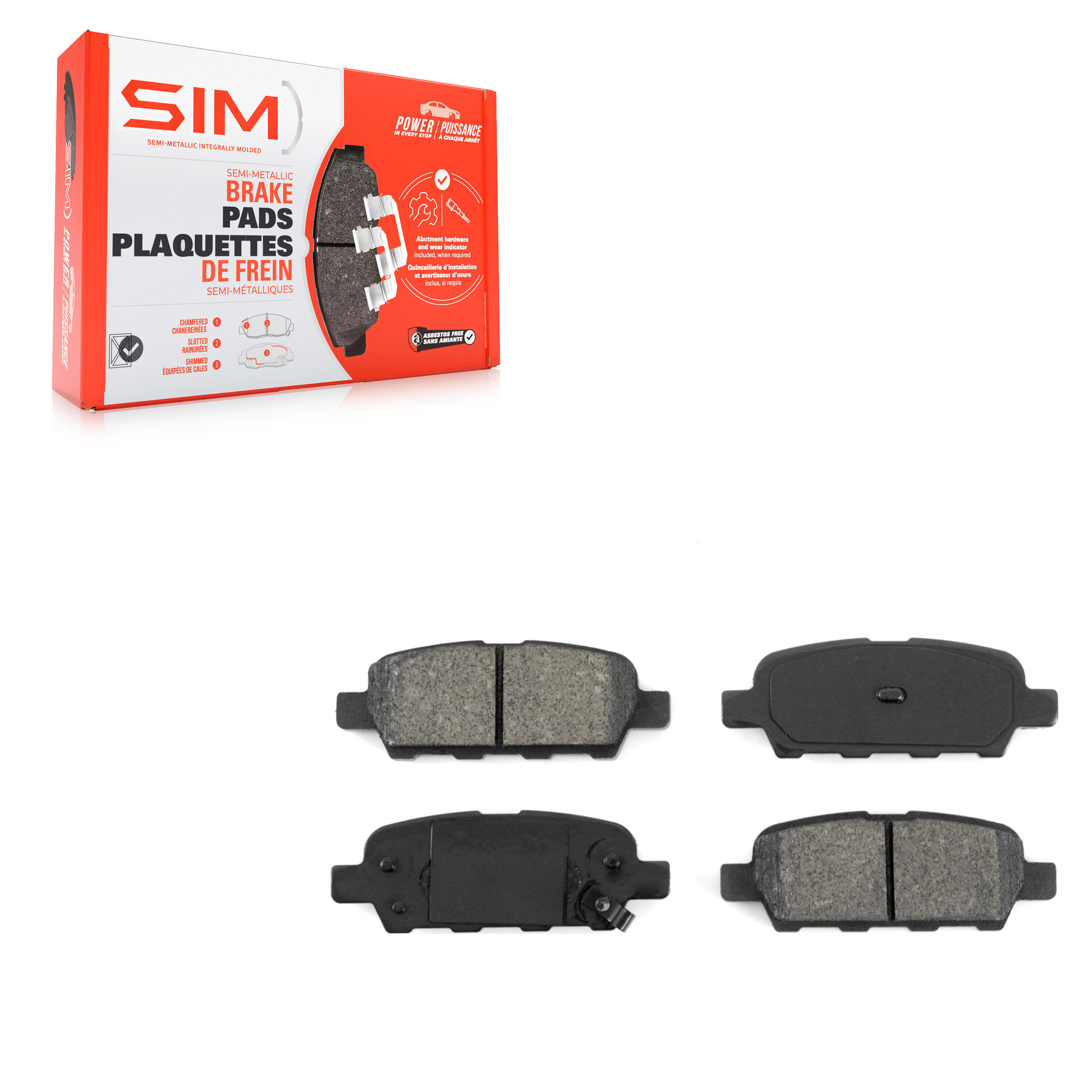 Semi-Metallic Brake Pads