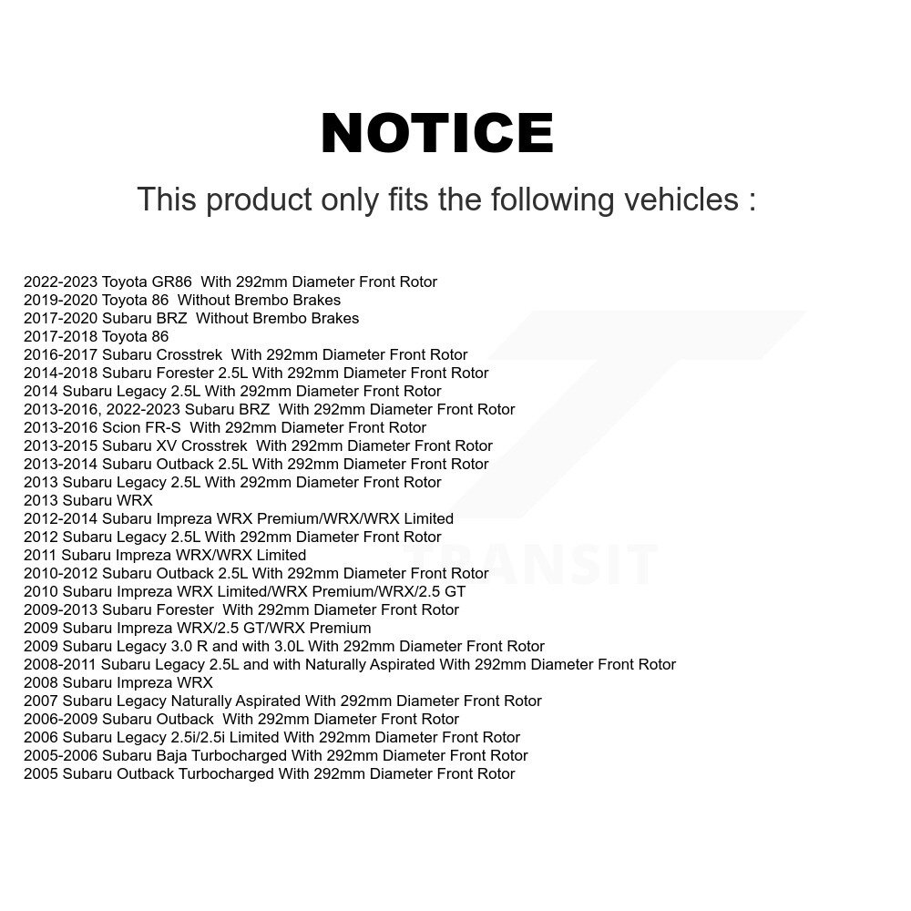 GENIUS - GCR-980360 - Coated Disc Brake Rotor