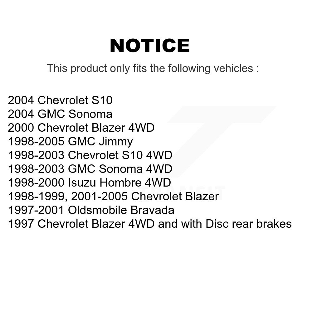 GENIUS - GCR-56694 - Coated Disc Brake Rotor