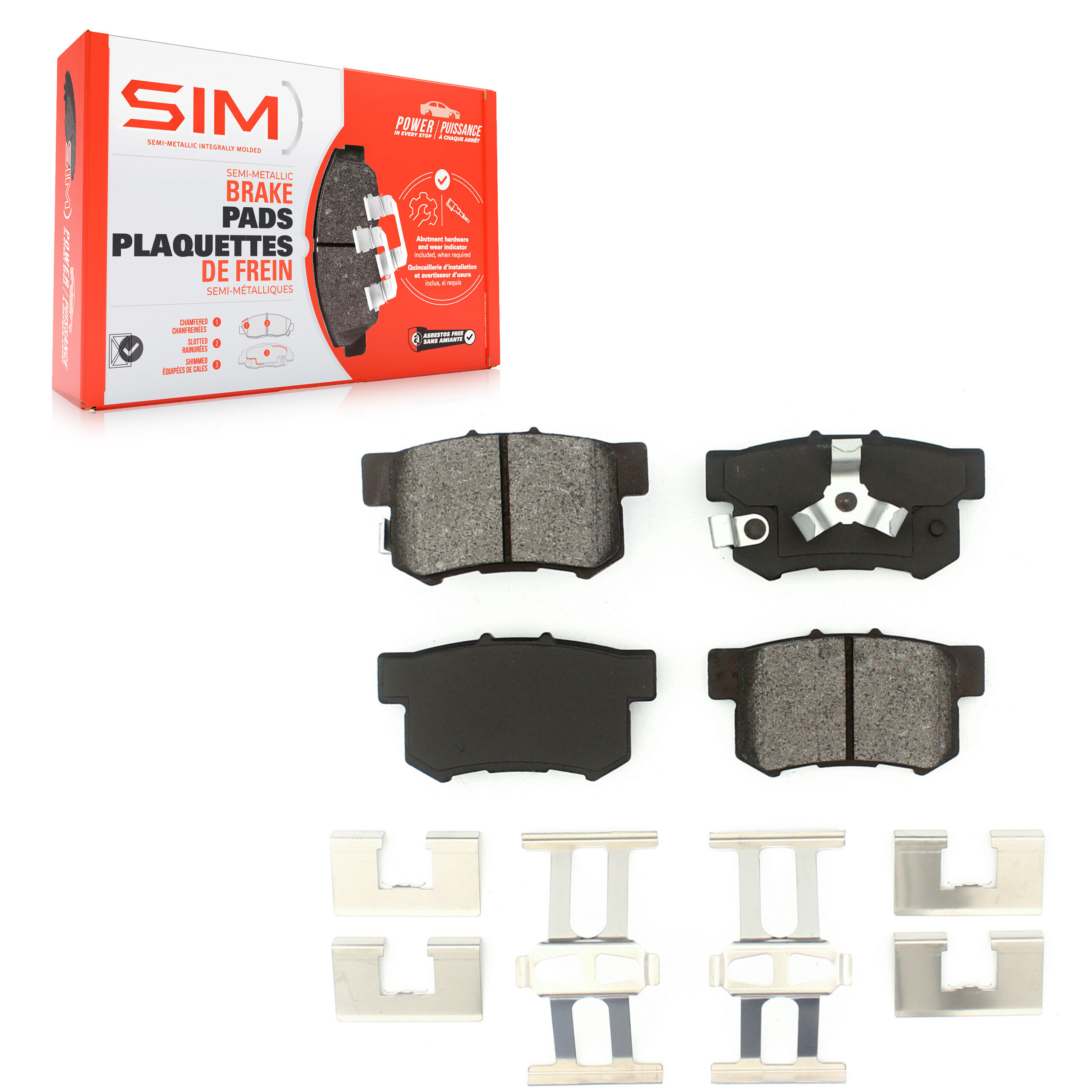 Semi-Metallic Brake Pads